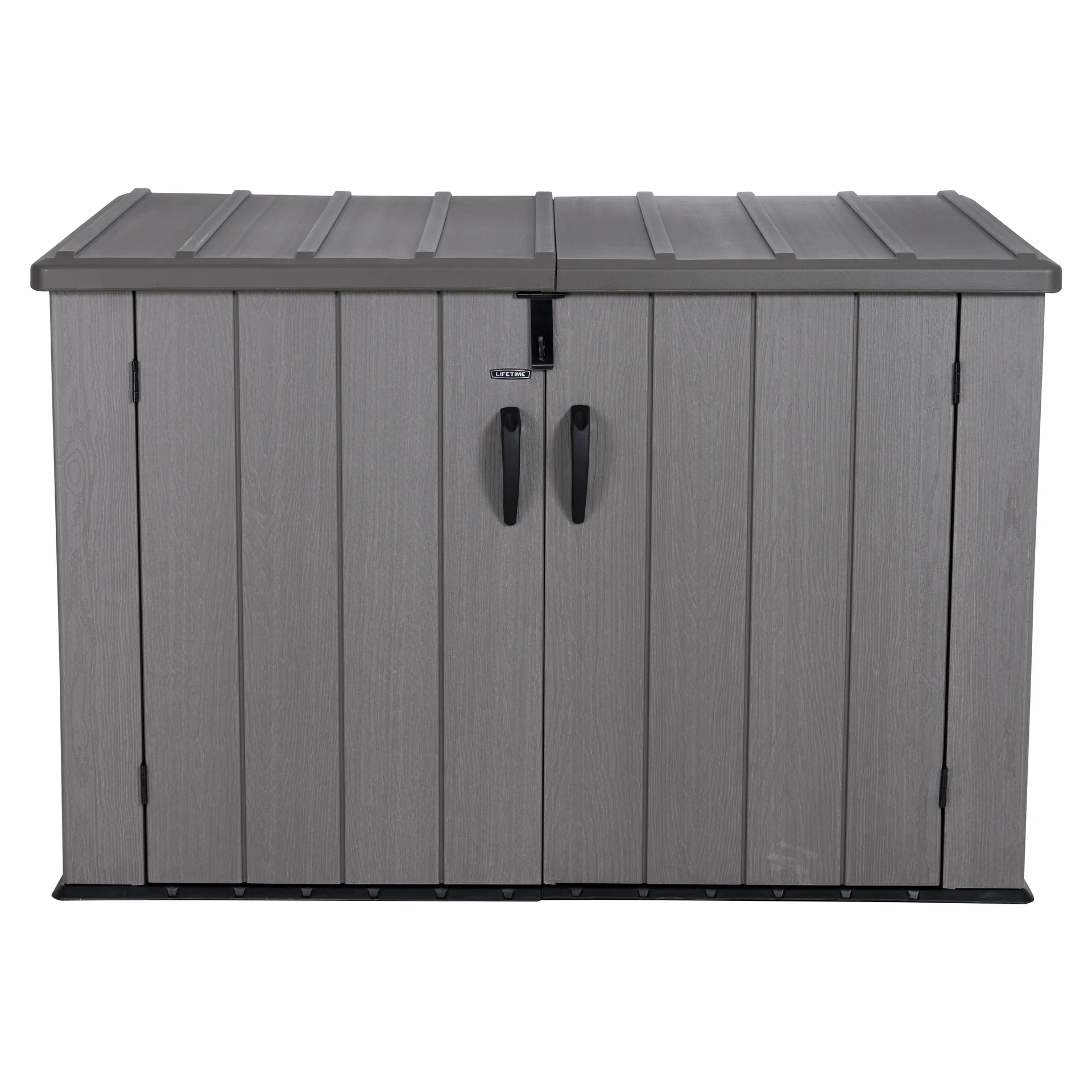 Mülltonnenbox grau/braun - 10