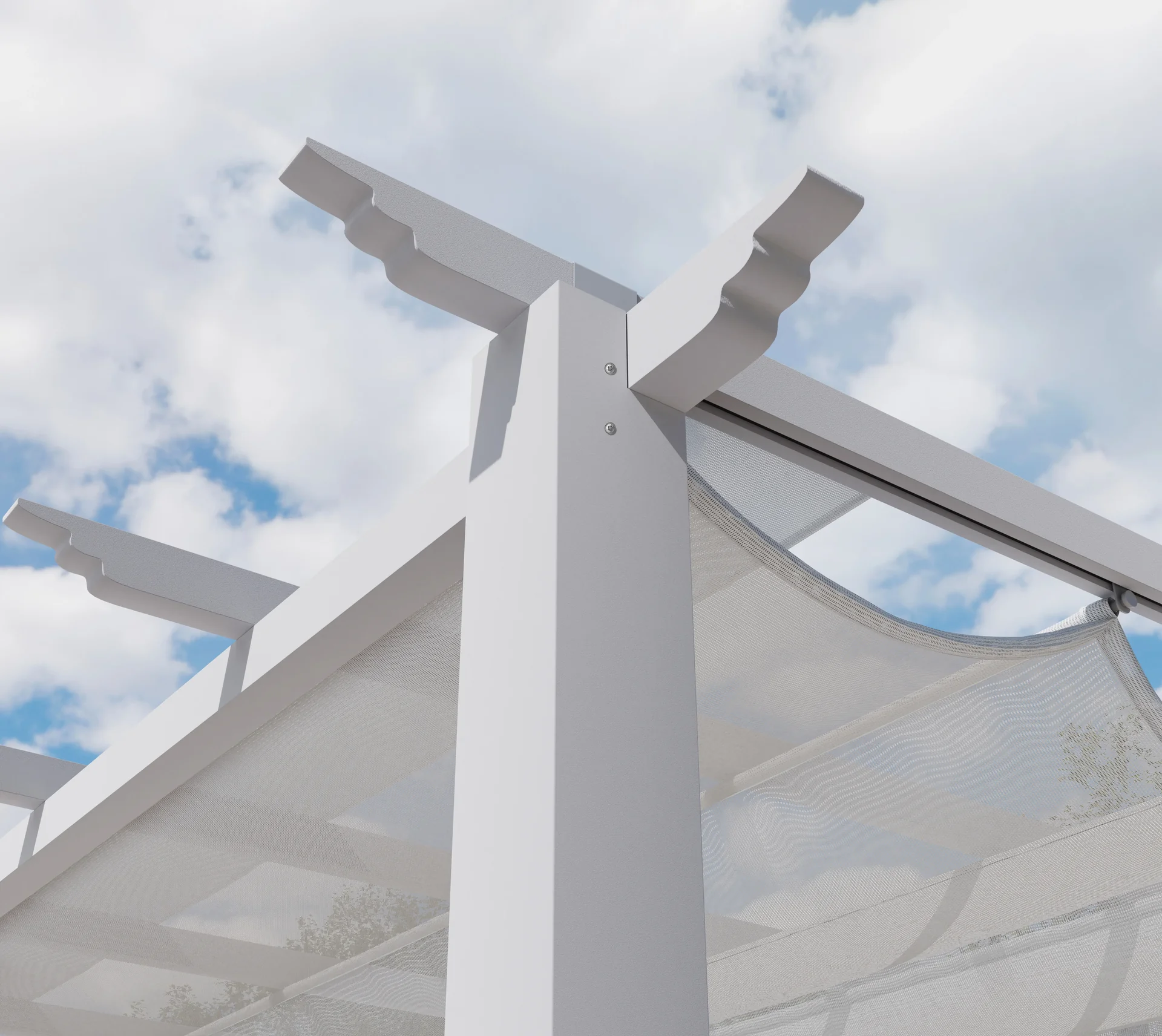 Pergola Florenz 11 x 16, weiß - 0