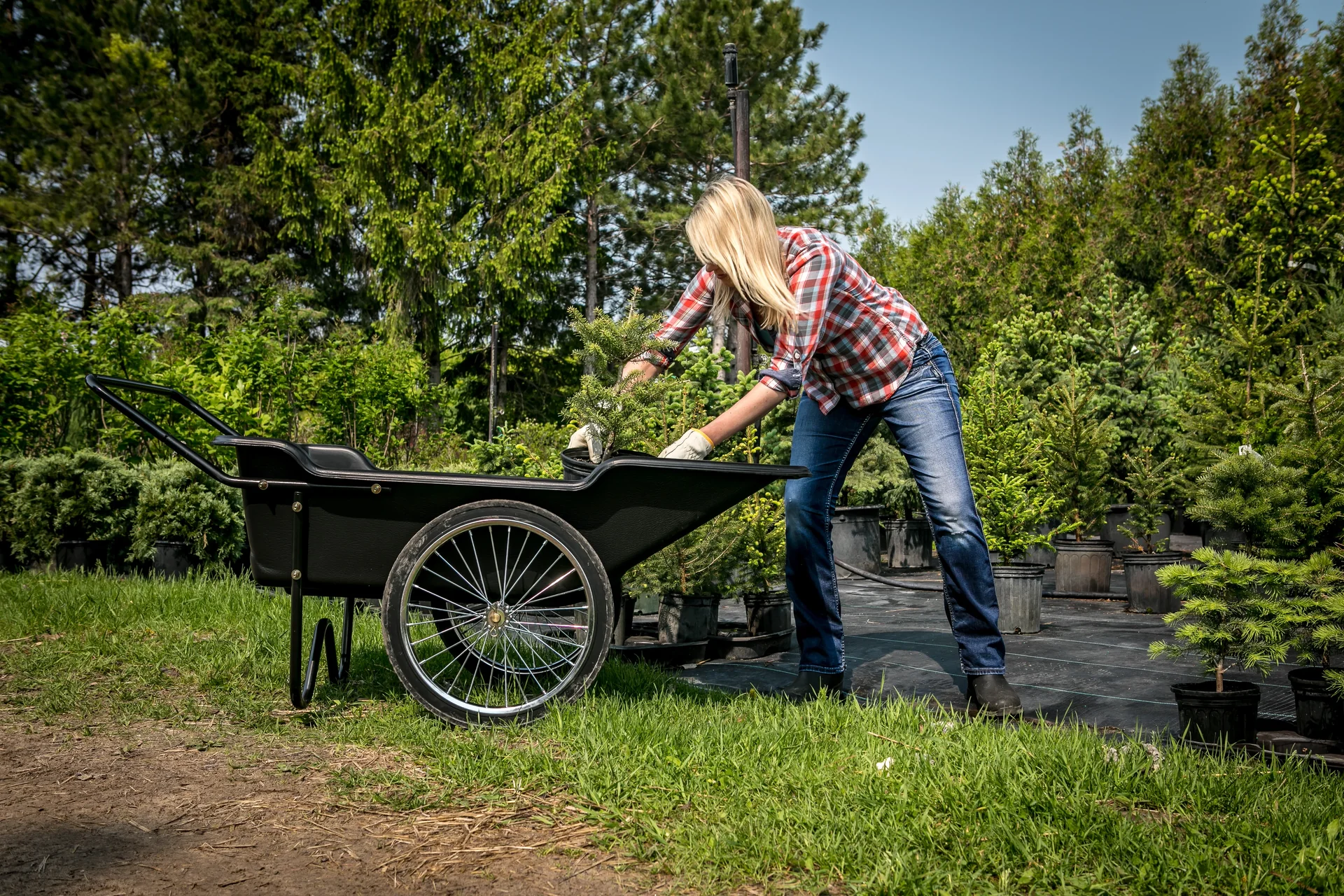 Premium Schubkarre, 283 Liter - 0