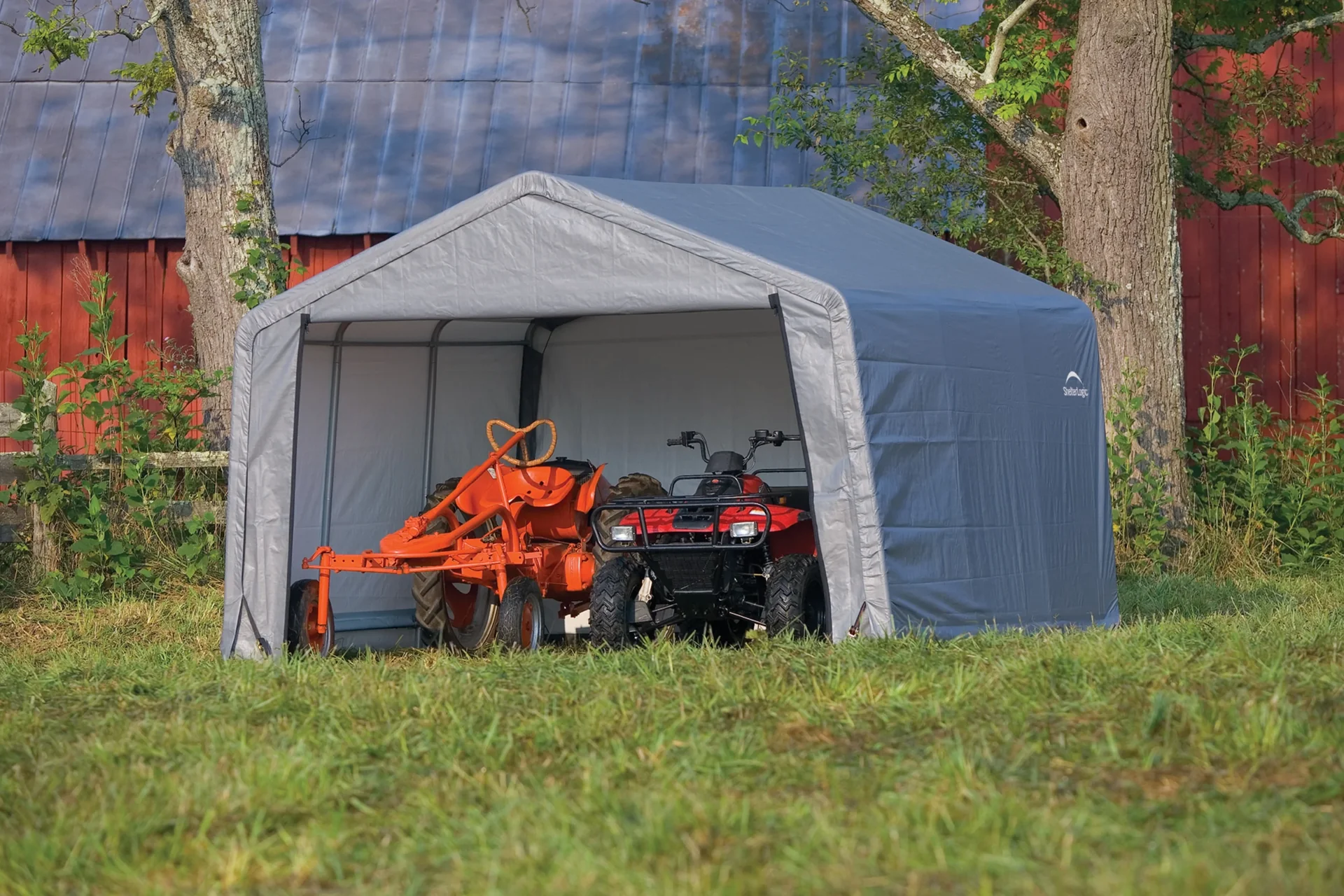 Gerätehaus Shed-in-a-Box 13,7 m², grau - 5