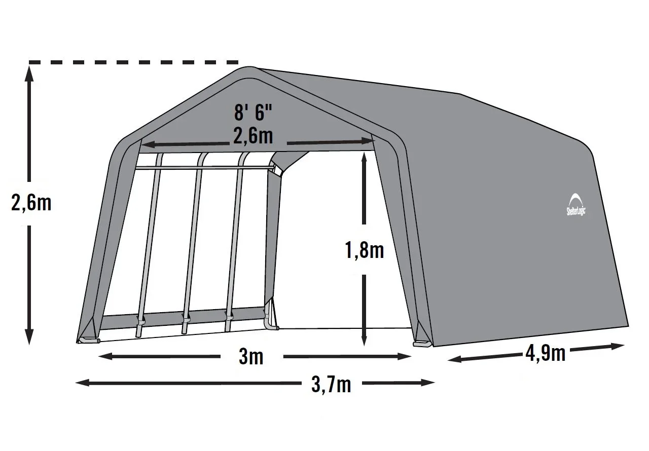 Weidezelt Garage 18 m² - 11
