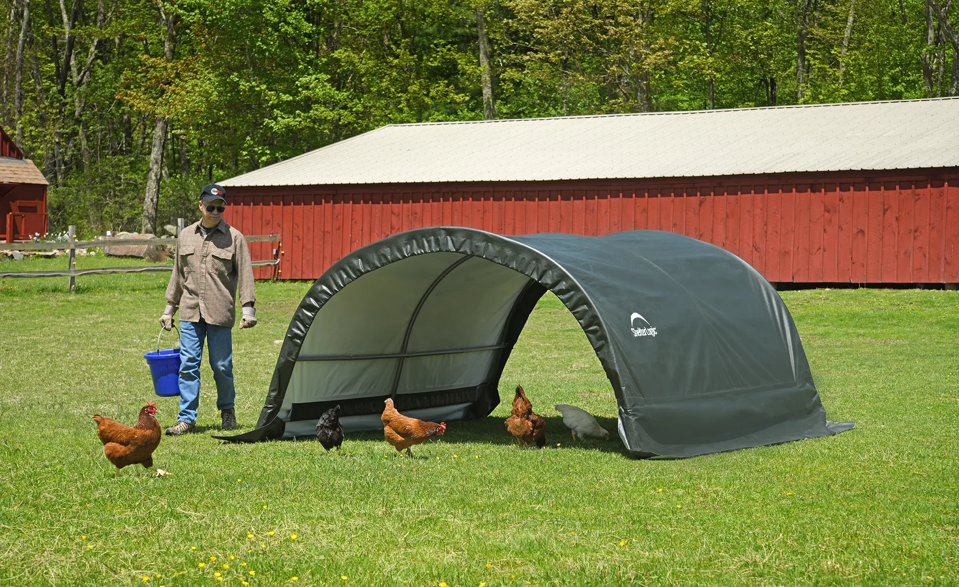 Weidezelt Run-In-Shed 7,8 m² - 8
