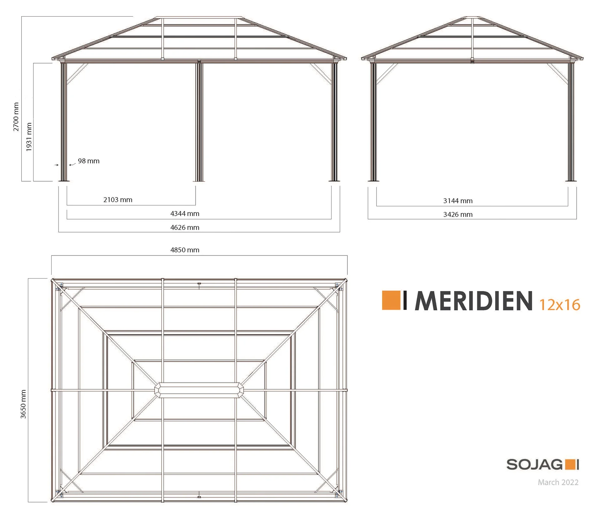 Pavillon Meridien 12x16 - 3