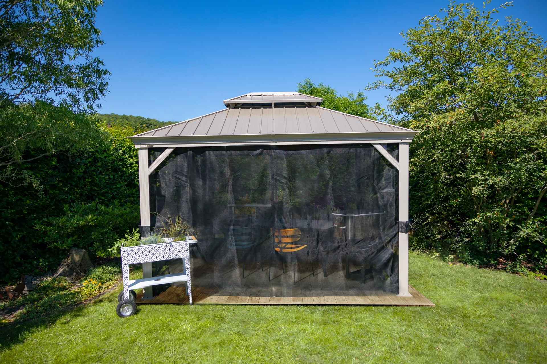 Pavillon Messina 10x12 champagner - 9