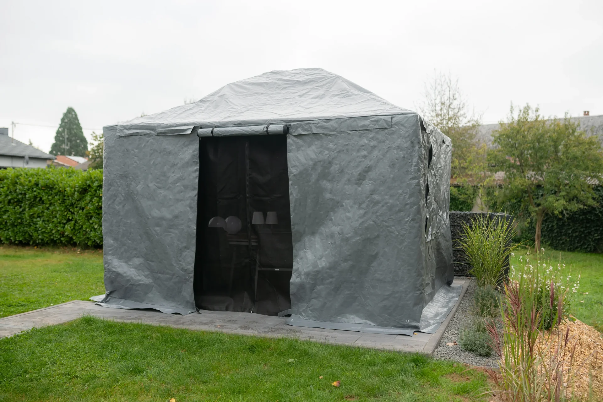Winterabdeckung für Pavillon 10x10 - 4