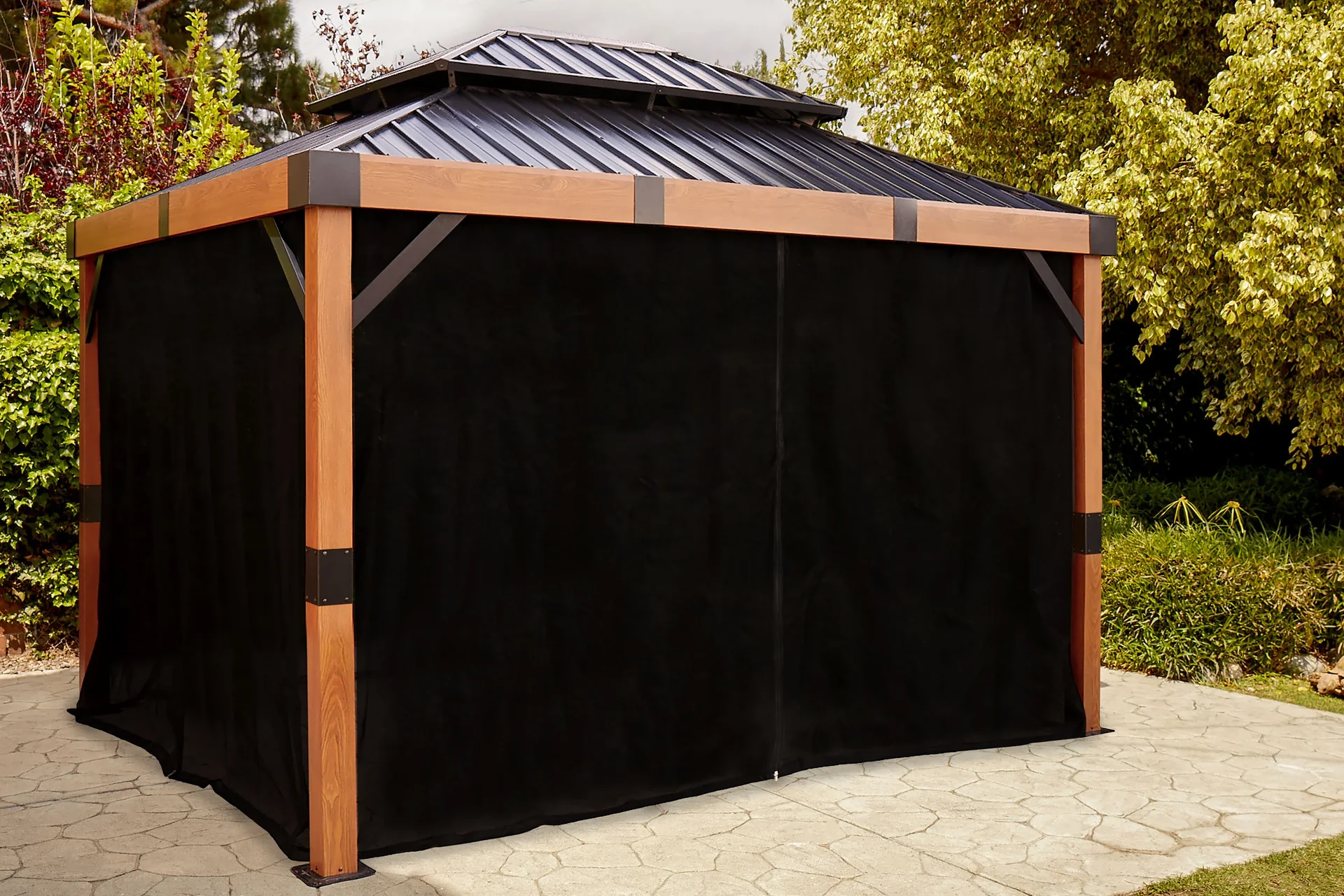 Pavillon Fontana 10x12, inklusive Moskitonetz - 7