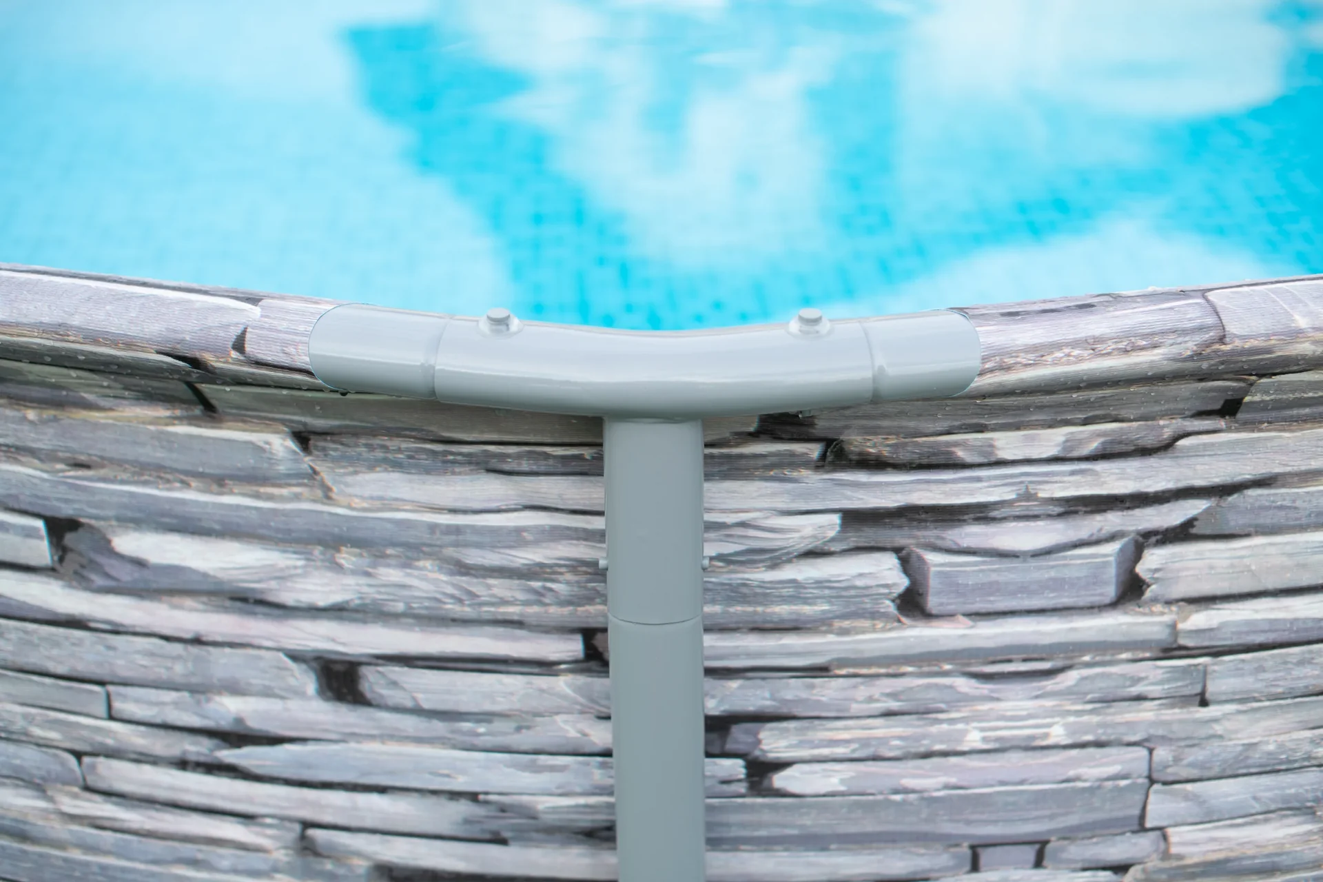 Pool Active Frame, Durchmesser 305 x 76 cm, Stein Grau - 2