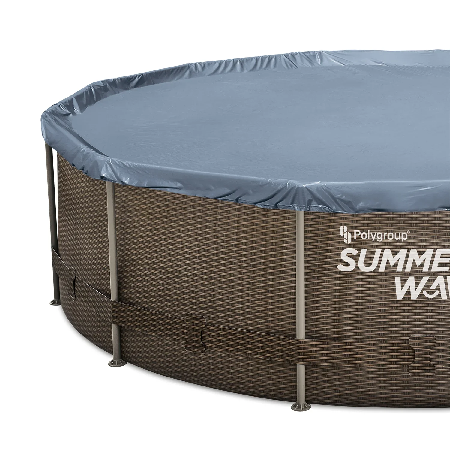 Pool Active Frame 457 x 107 cm, Rattan Braun - 1