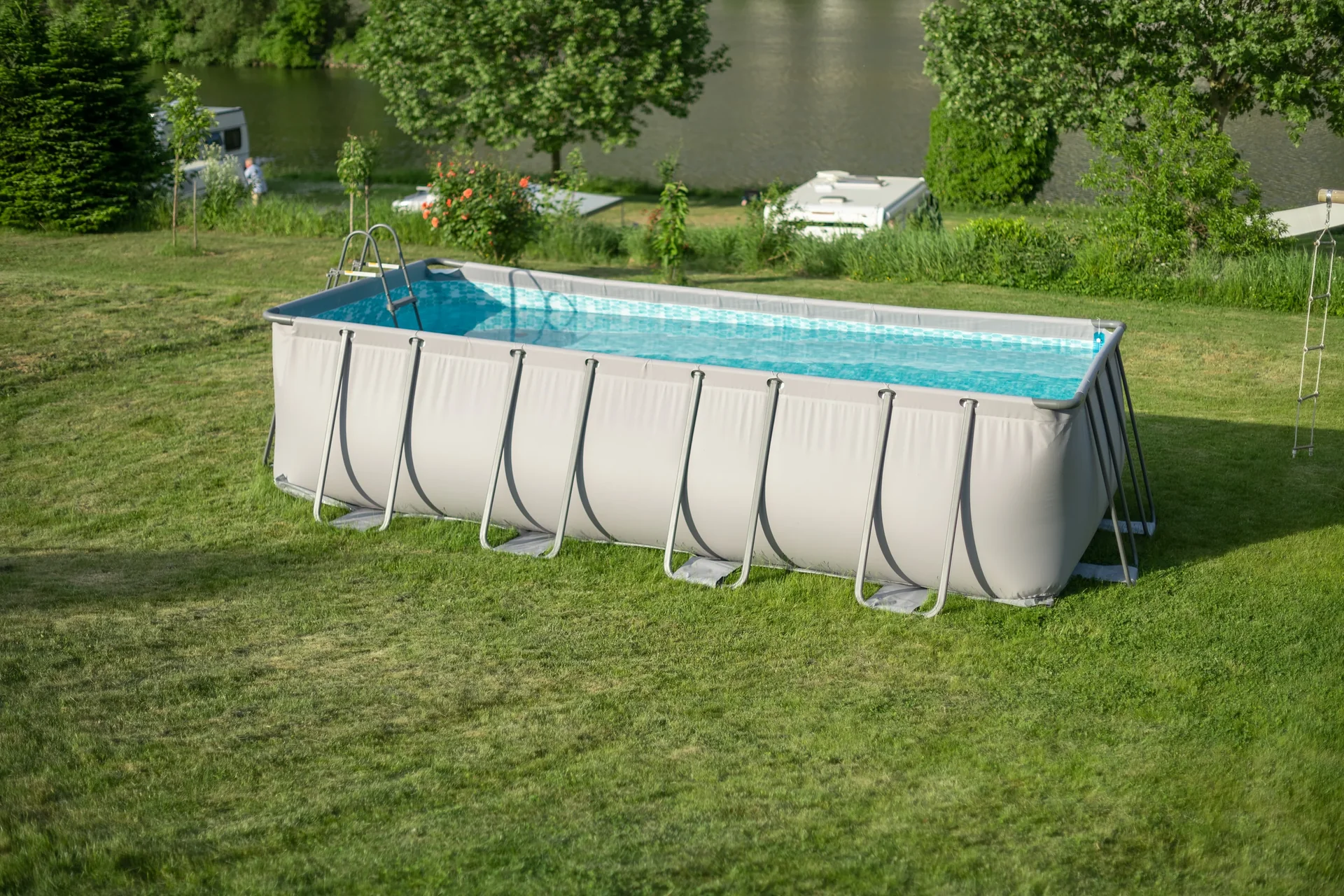 Pool Elite 549 x 274 x 132 cm, anthrazit - 3