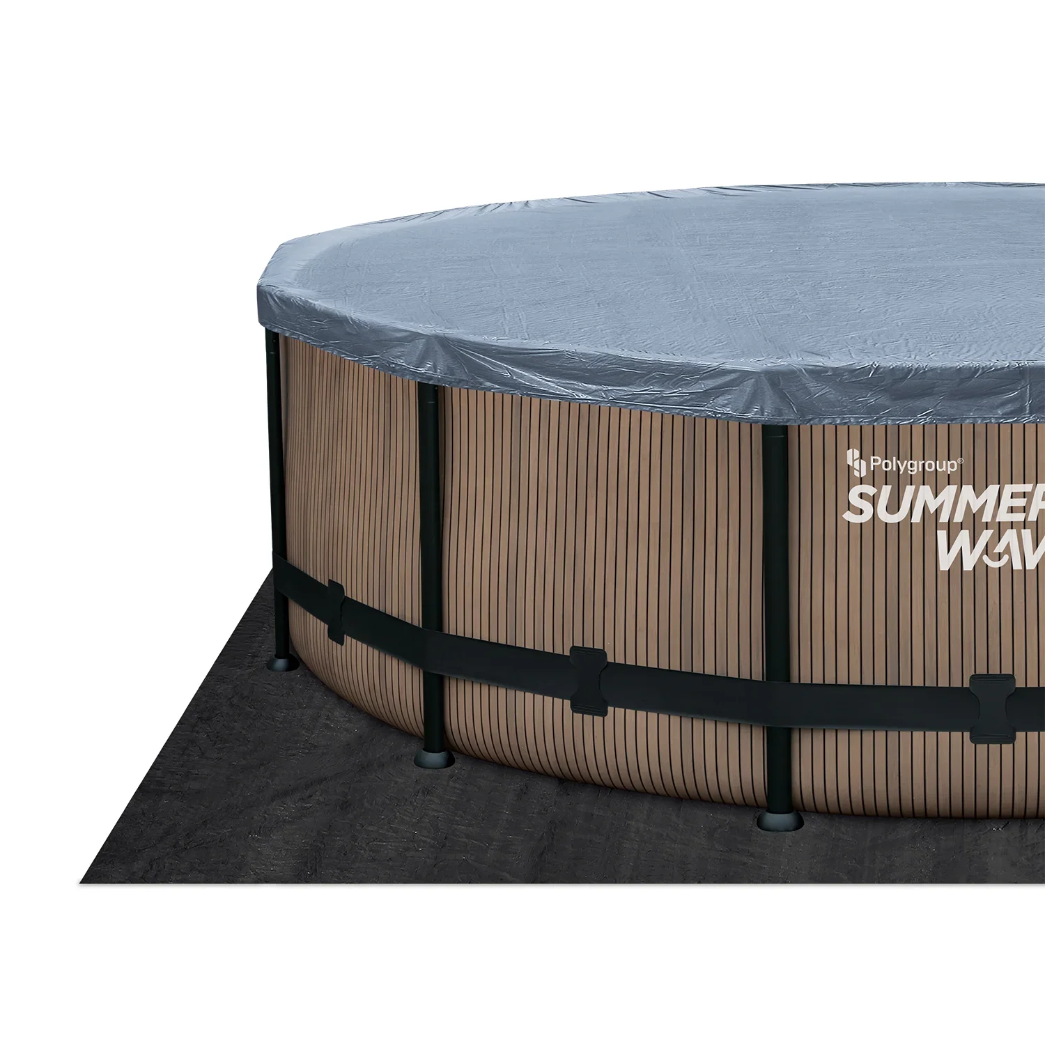 Pool Elite 549 x 132 cm, Teak-Optik - 5