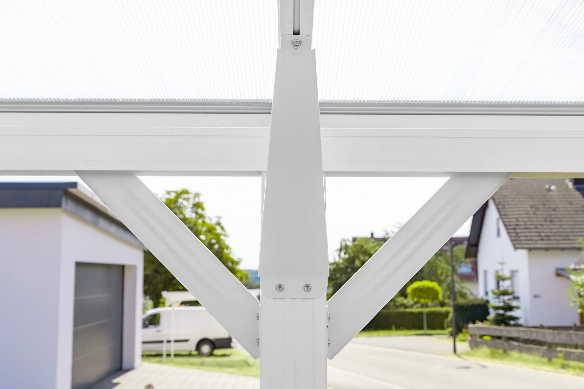 Carport Flachdach 15 m - 6