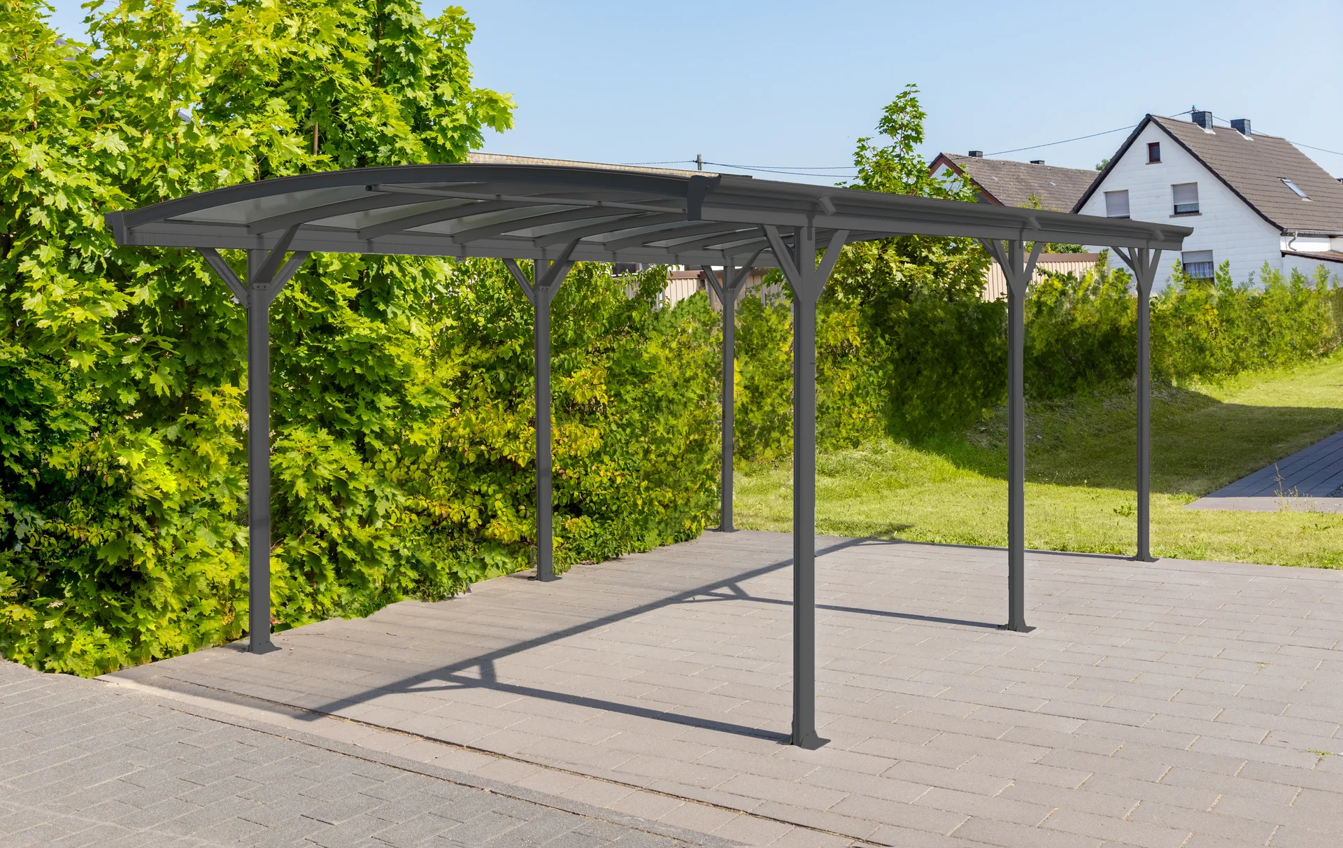 Carport Rundbogen 17 m - 3