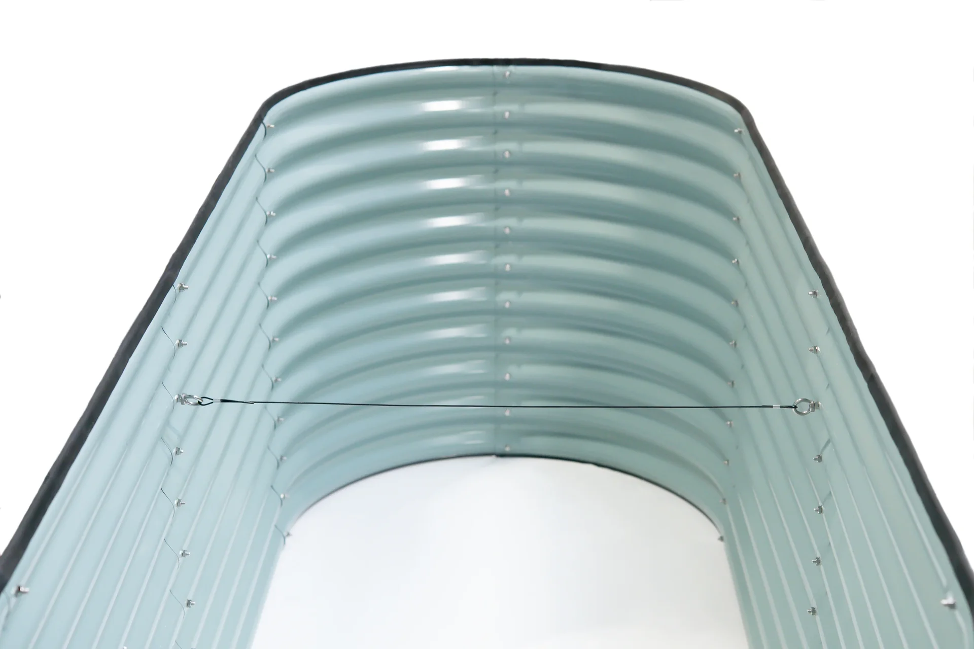 Metall Hochbeet Oval 240 cm - 4