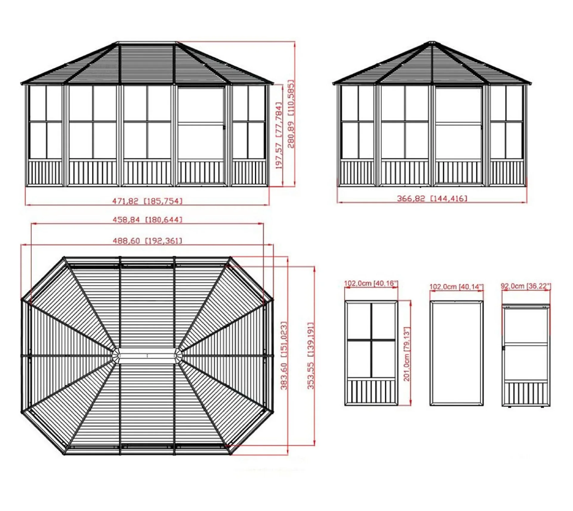 Pavillon Charleston 12x15 - 0