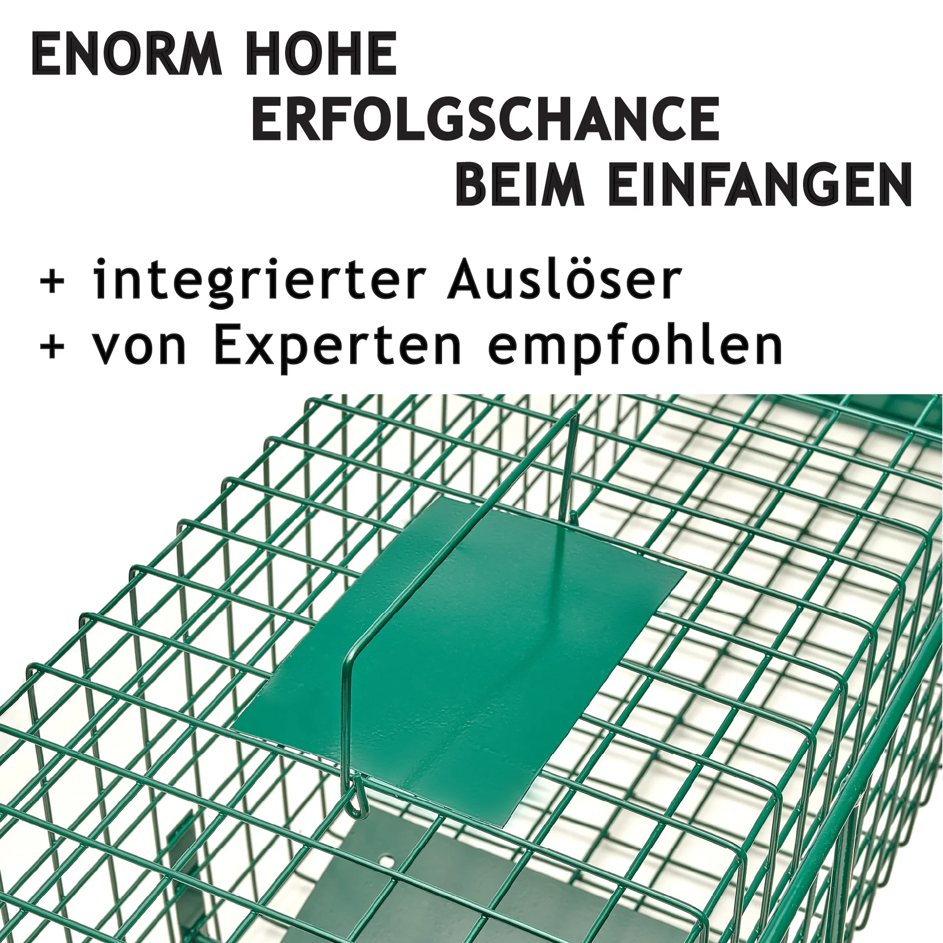 Lebendfalle 120cm gerade - 0
