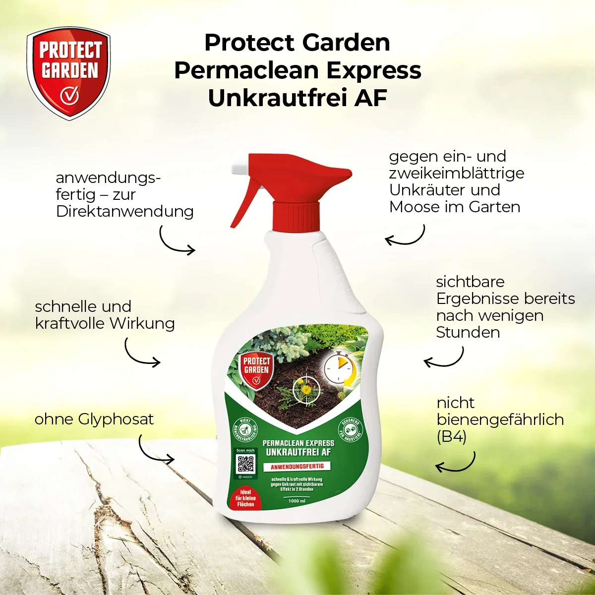 Permaclean Express Unkrautfrei AF 1 L - 0