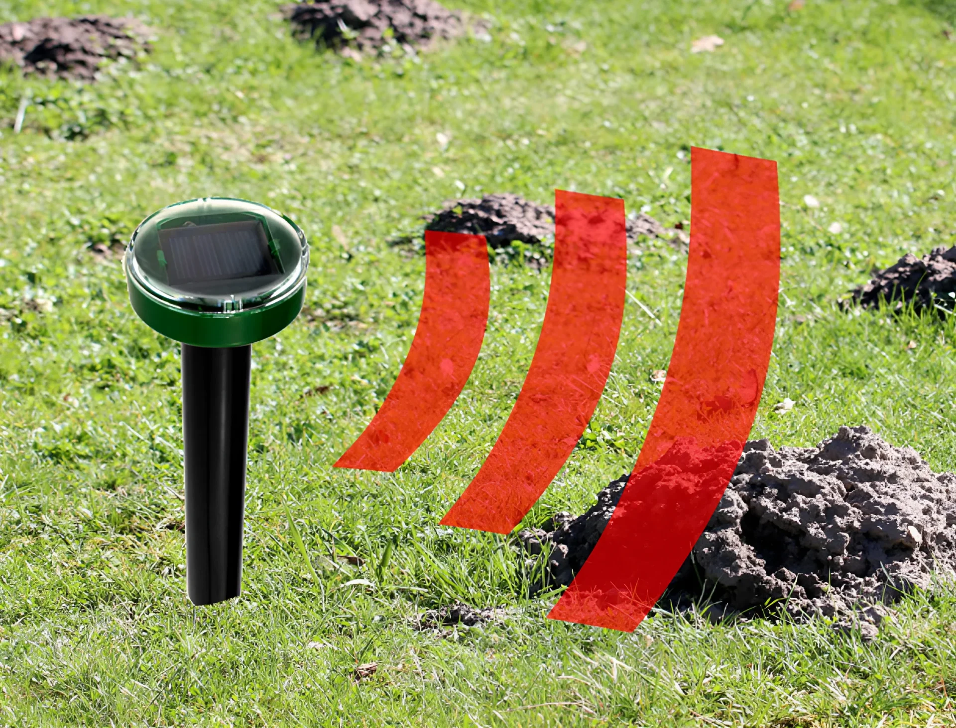 Solar Maulwurf-/ Wühlmausschreck - 0