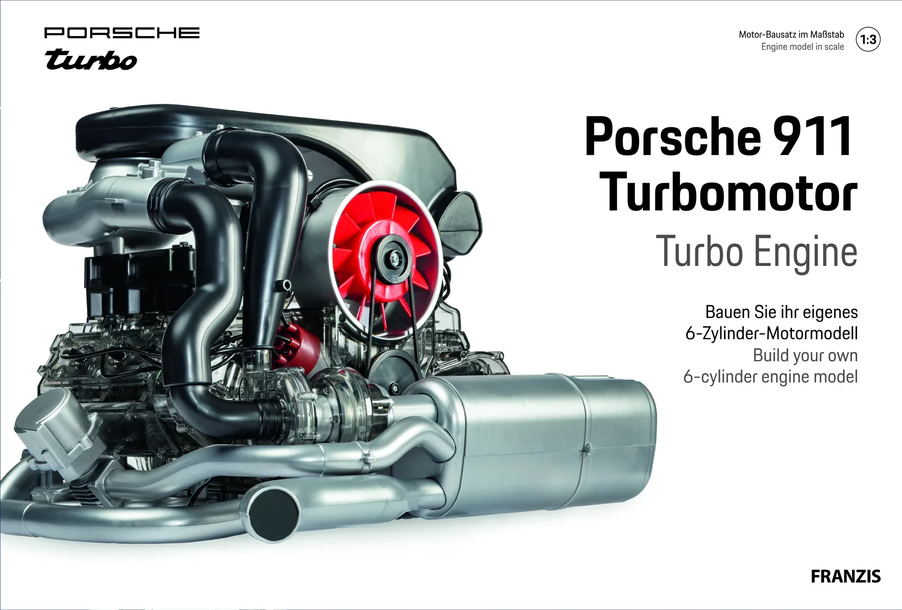 Porsche 911 Turbo, Motorbausatz - 0