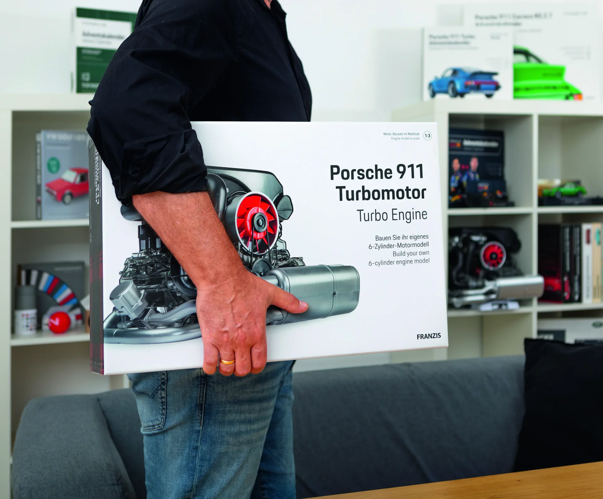 Porsche 911 Turbo, Motorbausatz - 4