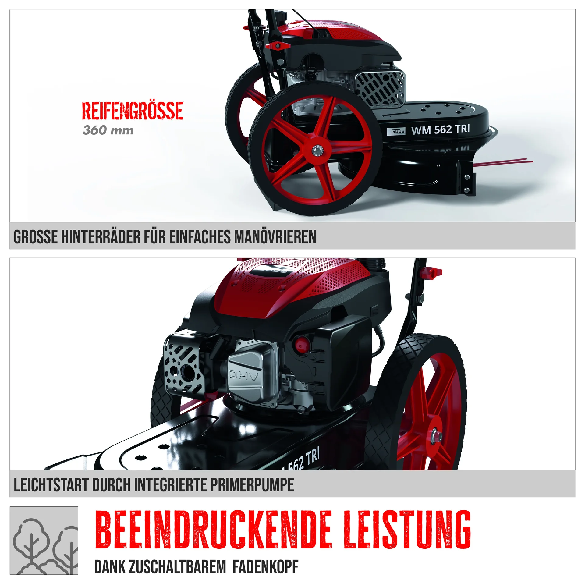 Wiesenmäher WM 562 TRI - 0