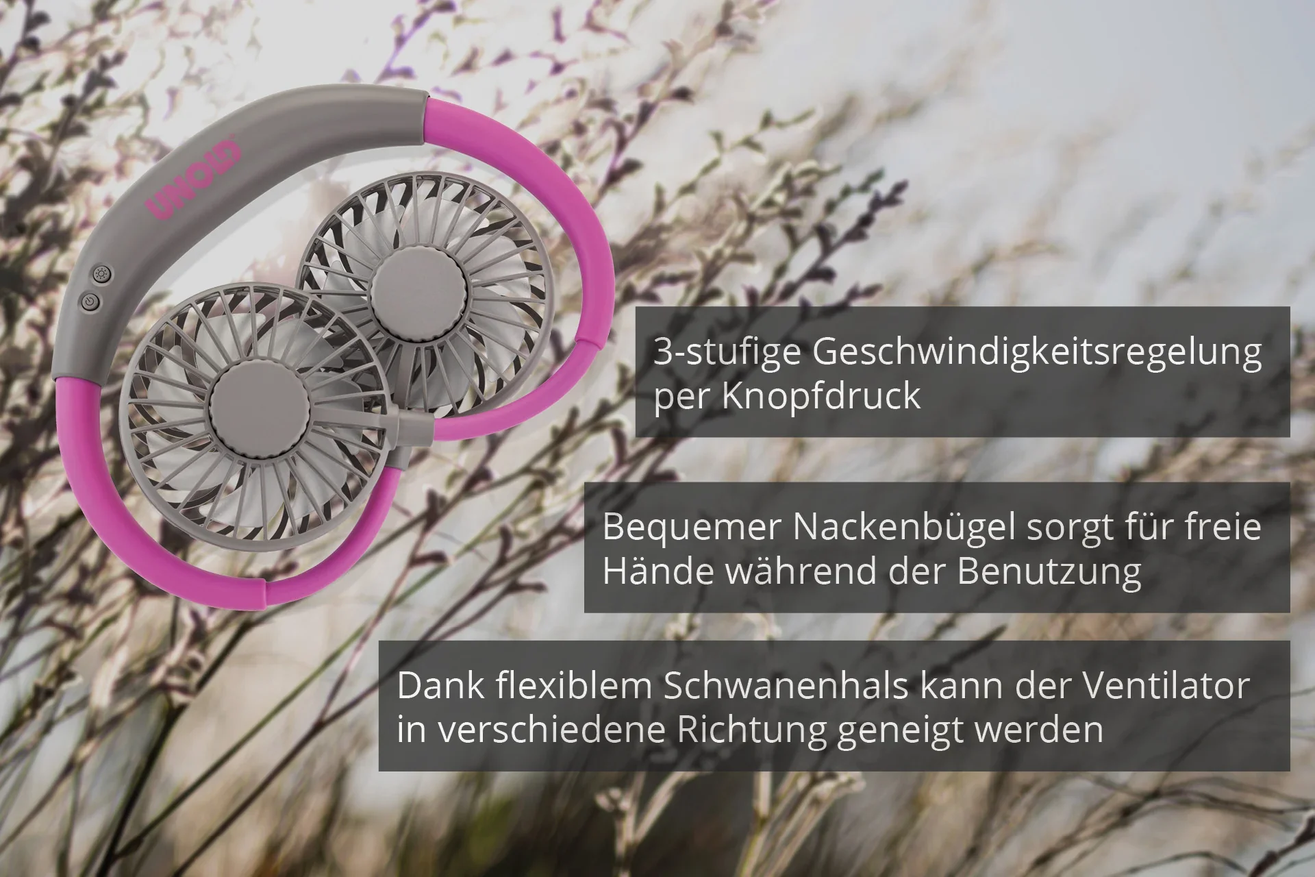 Nackenventilator Breezy, anthrazit - 0