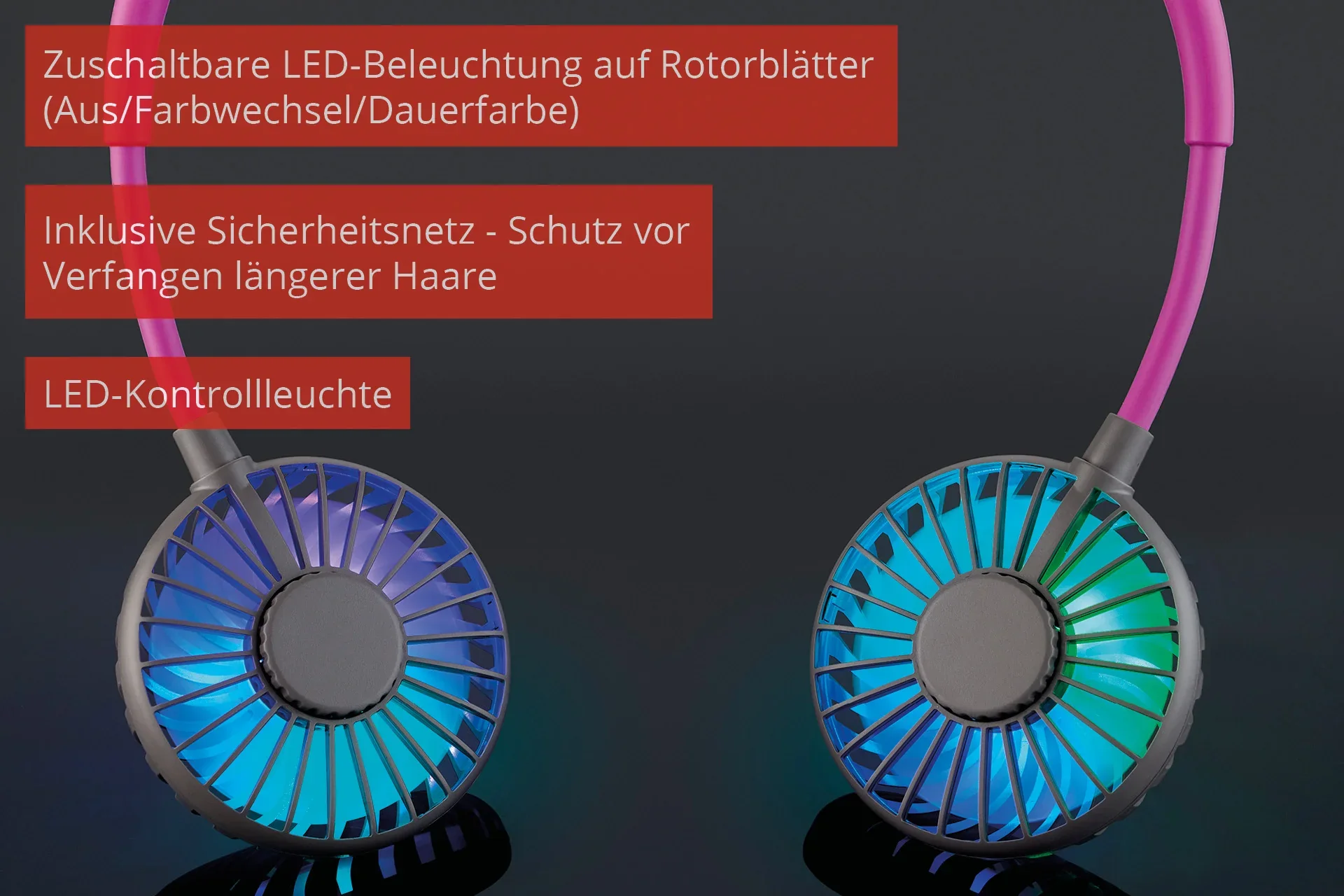 Nackenventilator Breezy, anthrazit - 5