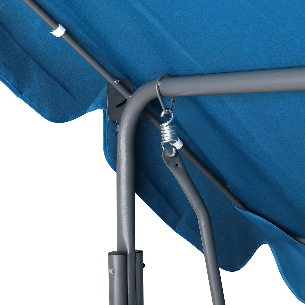 Schaukelbank - mit Schiebedach - Blau - 0
