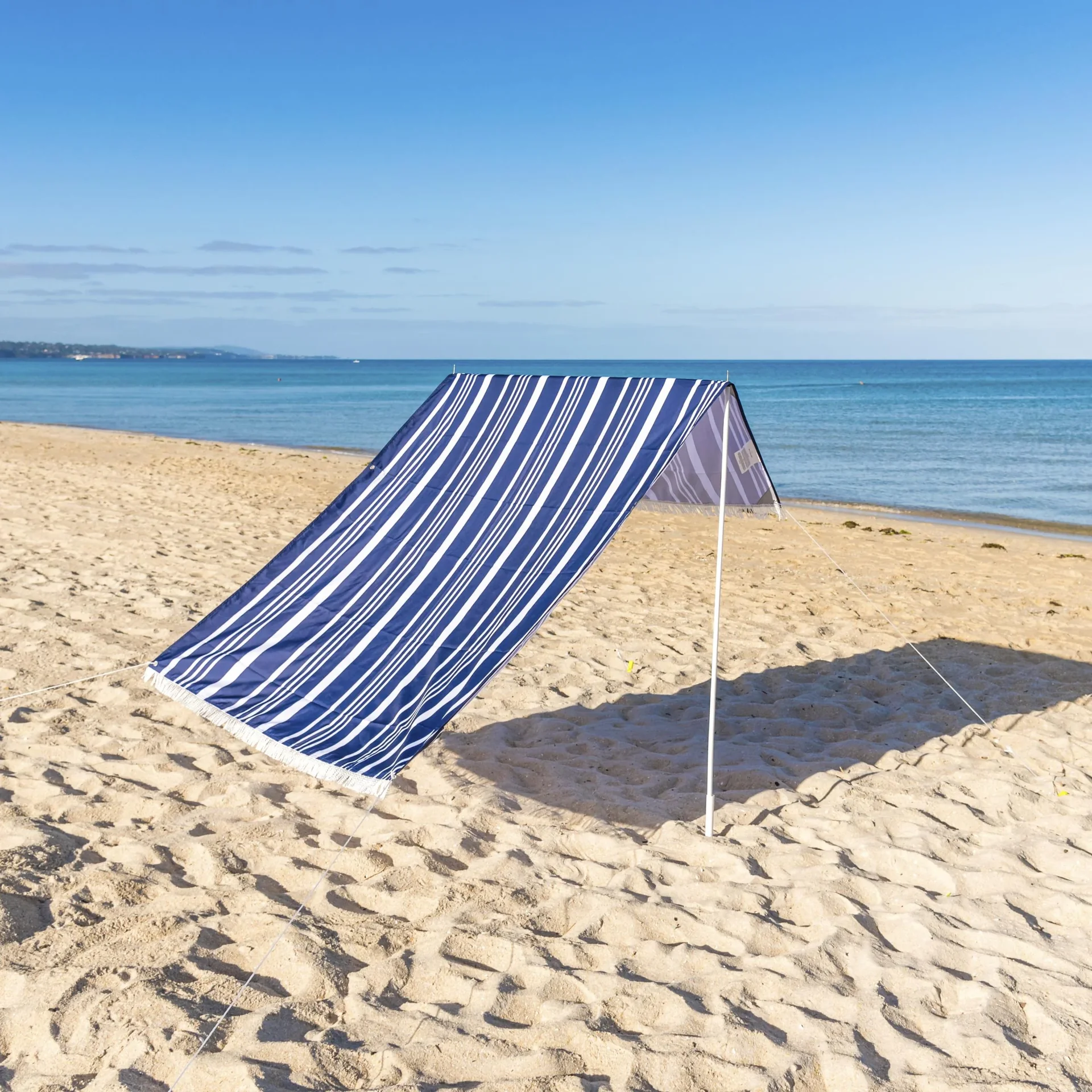 Sonnensegel Strand 146x220x150 cm  Blau - 2
