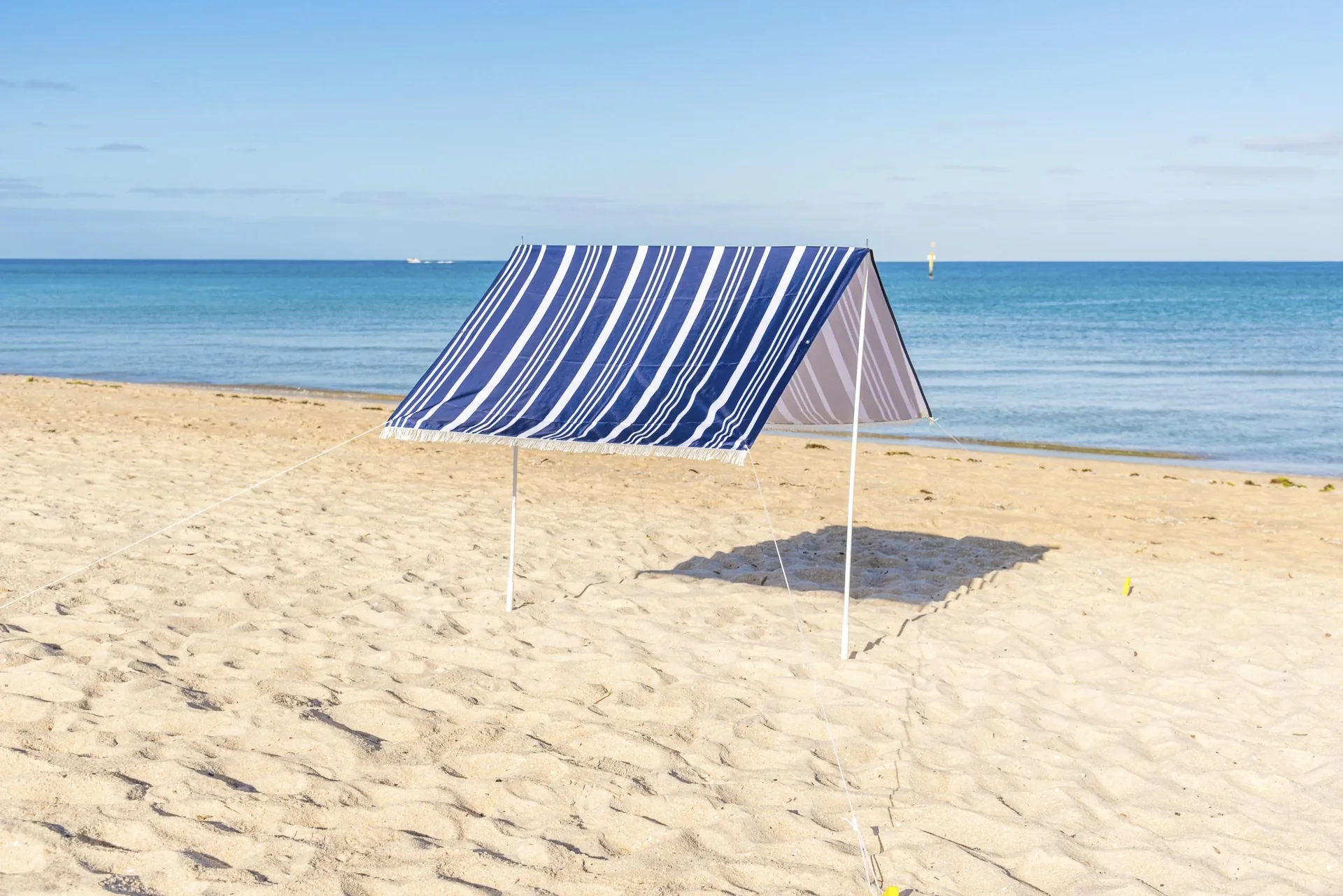 Sonnensegel Strand 146x220x150 cm  Blau - 6