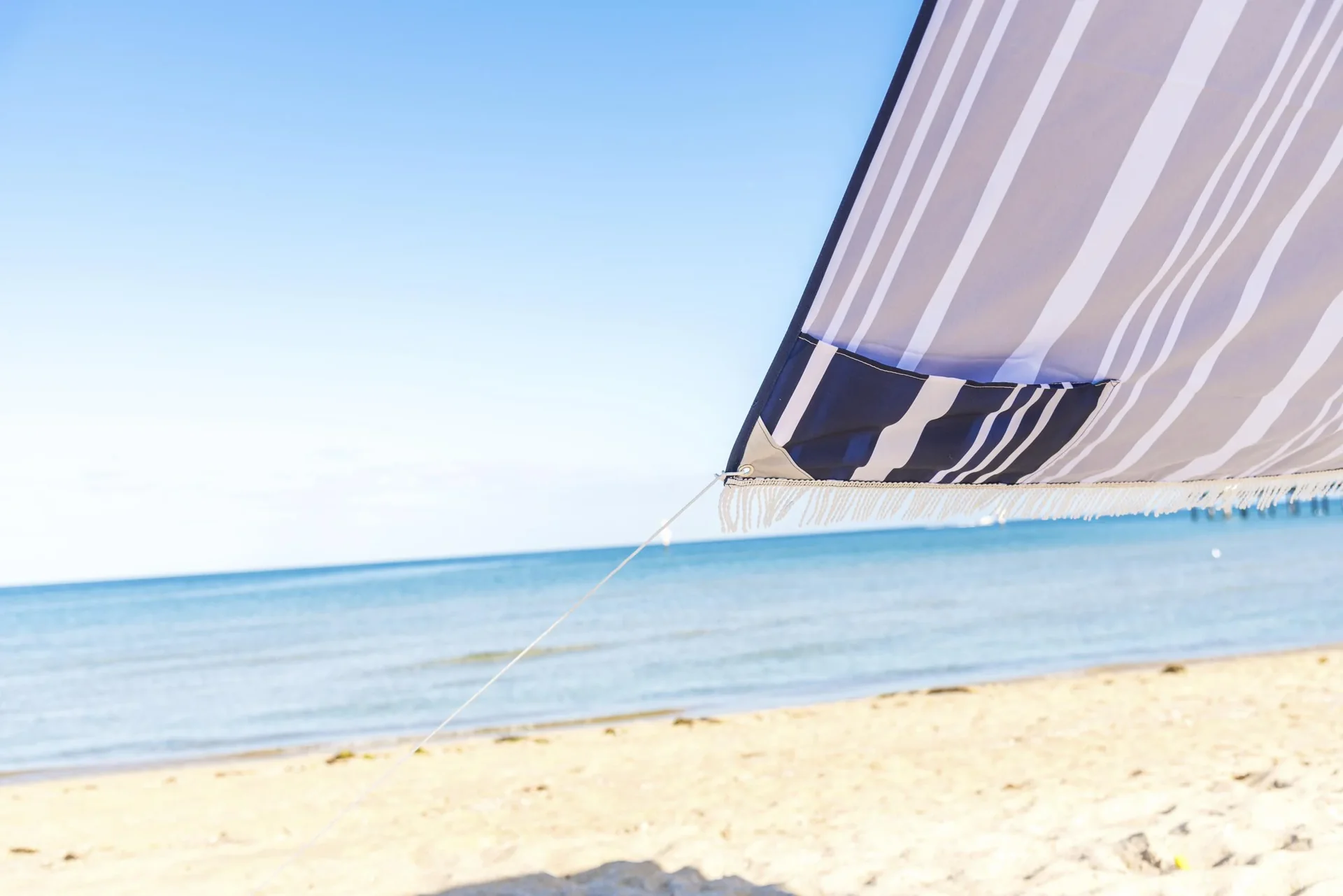 Sonnensegel Strand 146x220x150 cm  Blau - 8