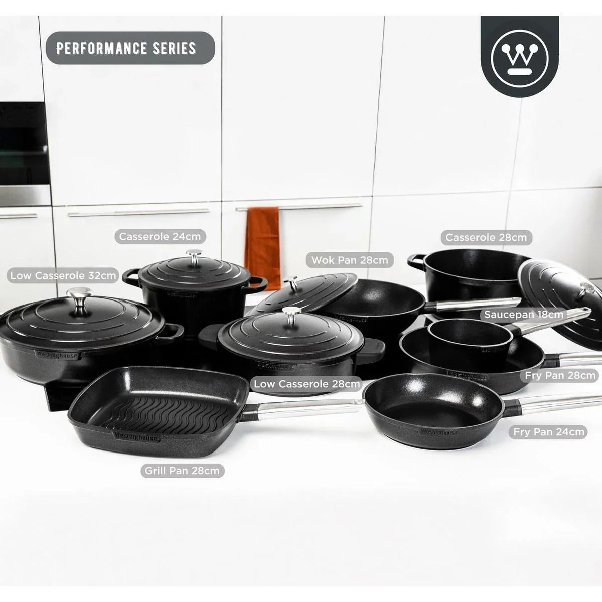 Performance Series Bratpfanne - Backofen geeignet - 24 cm - Schwarz - 4