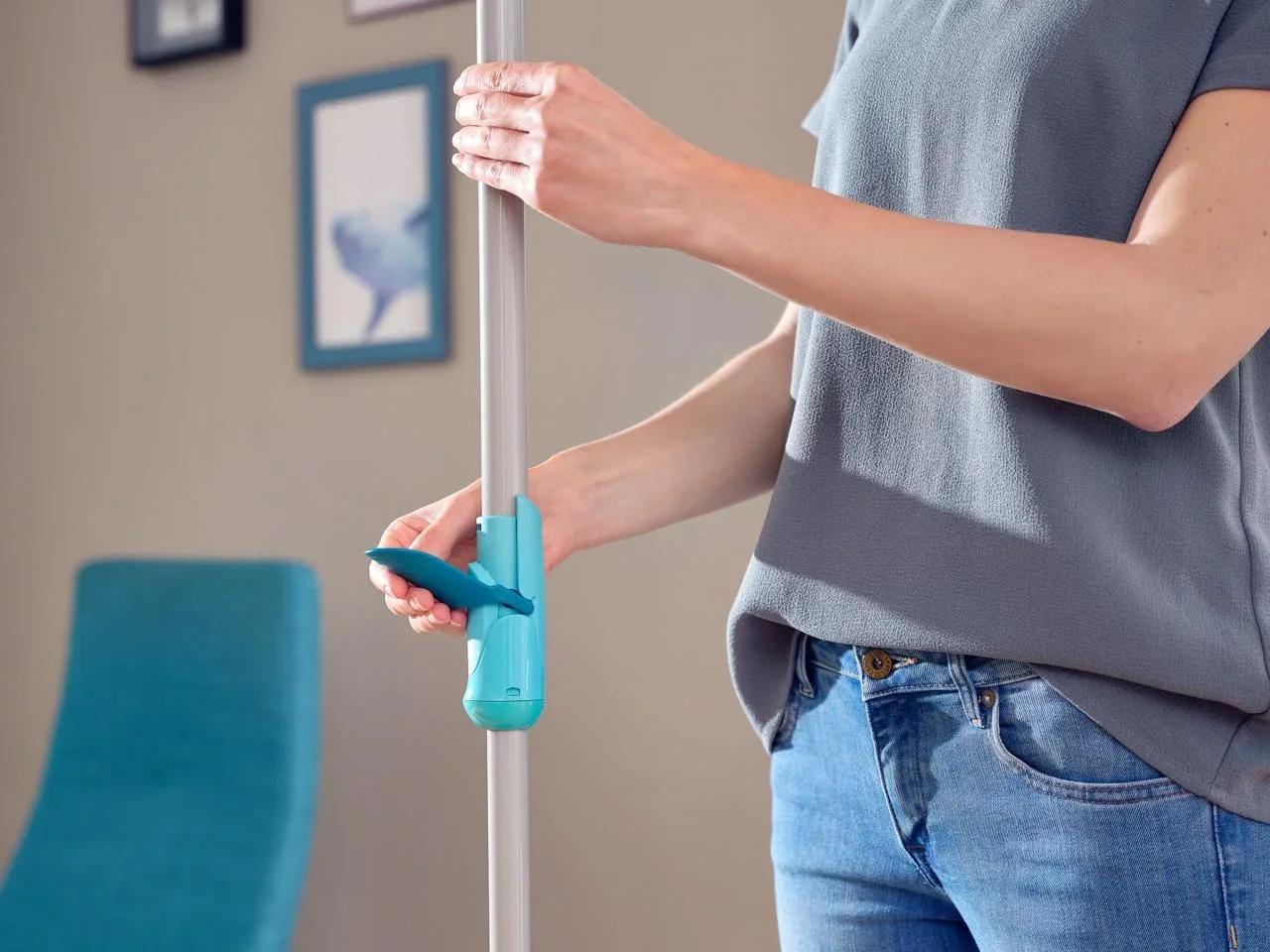Set Clean Twist Disc Mop Ergo Mobile - 6