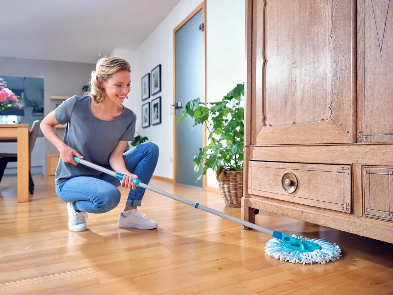 Set Clean Twist Disc Mop Ergo Mobile - 10