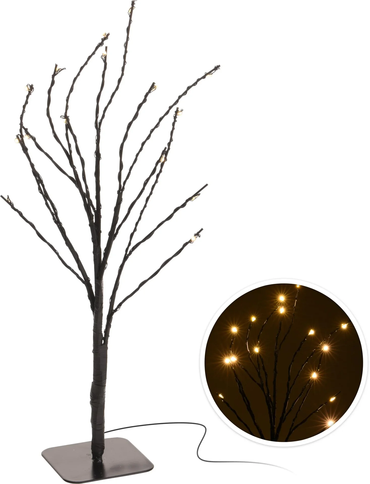 Baum 30 cm mit 15 Mikro LED - 0
