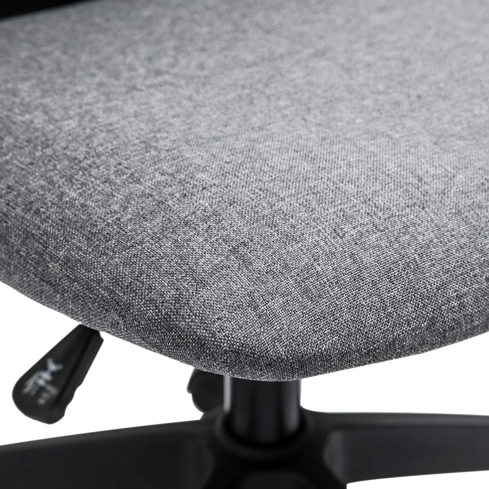 Drehstuhl Bürostuhl Schreibtischstuhl rollbar höhenverstellbar ergonomisch gepolstert Leinen 60 x 50 x (84 93) cm - 2