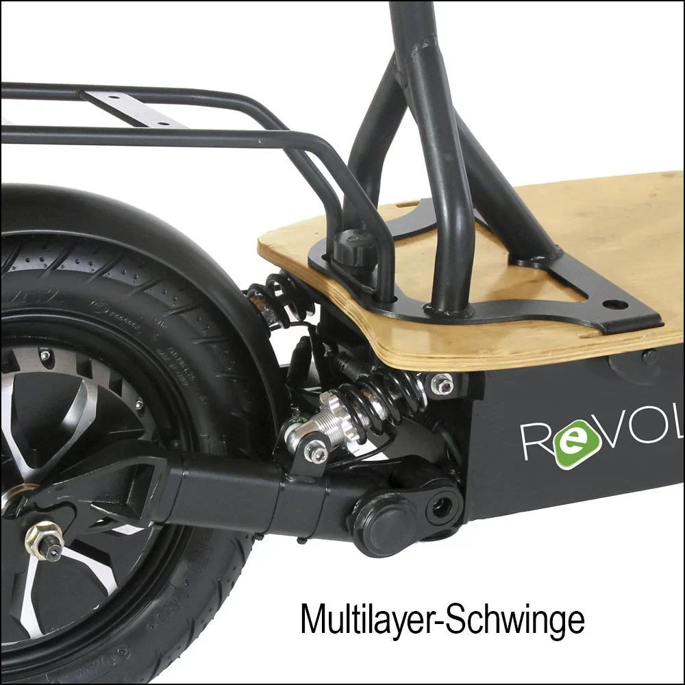 E-Roller "Revoluzzer" Basic 45 km/h schwarz - 3