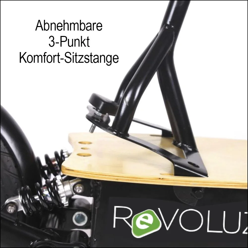 E-Roller "Revoluzzer" Basic 45 km/h schwarz - 4
