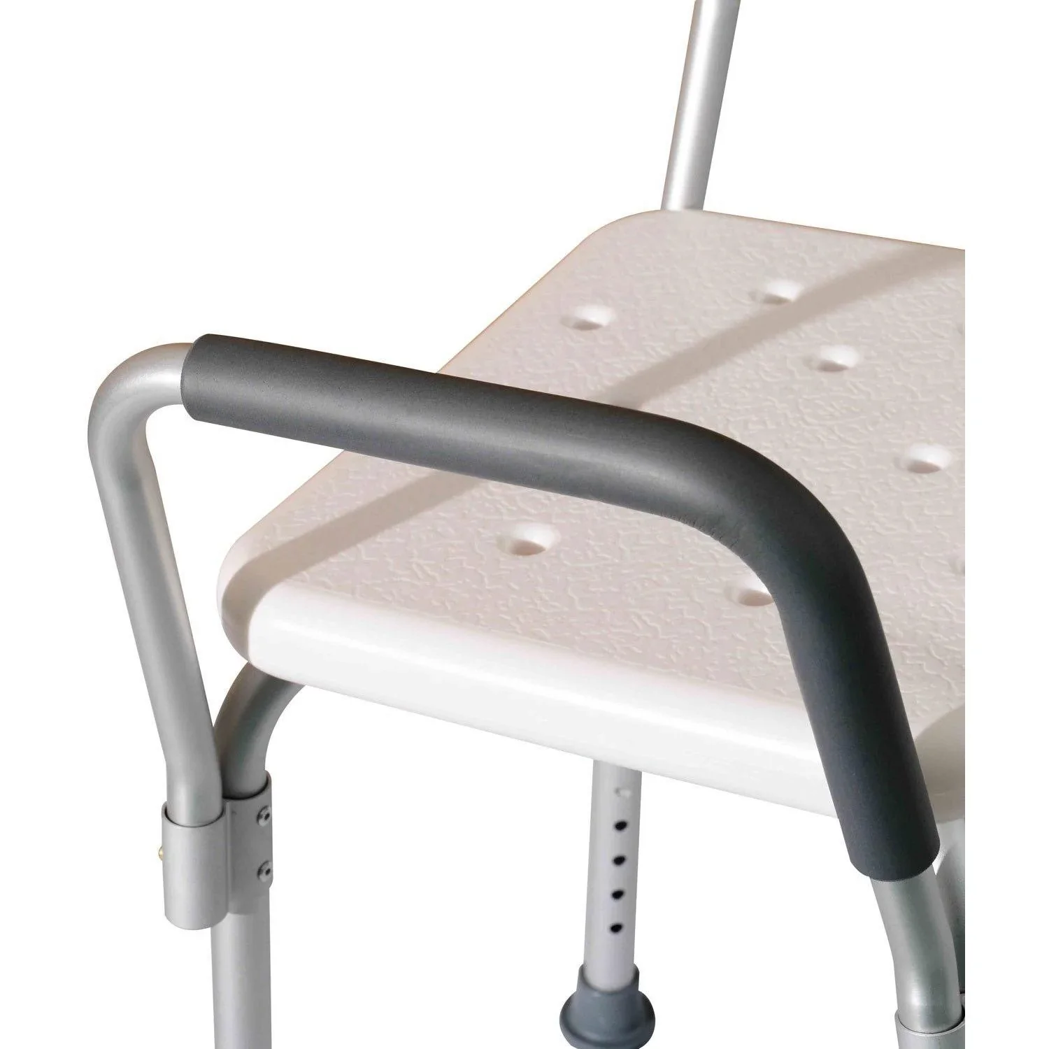 Duschhocker mit Lehne höhenverstellbar - 4