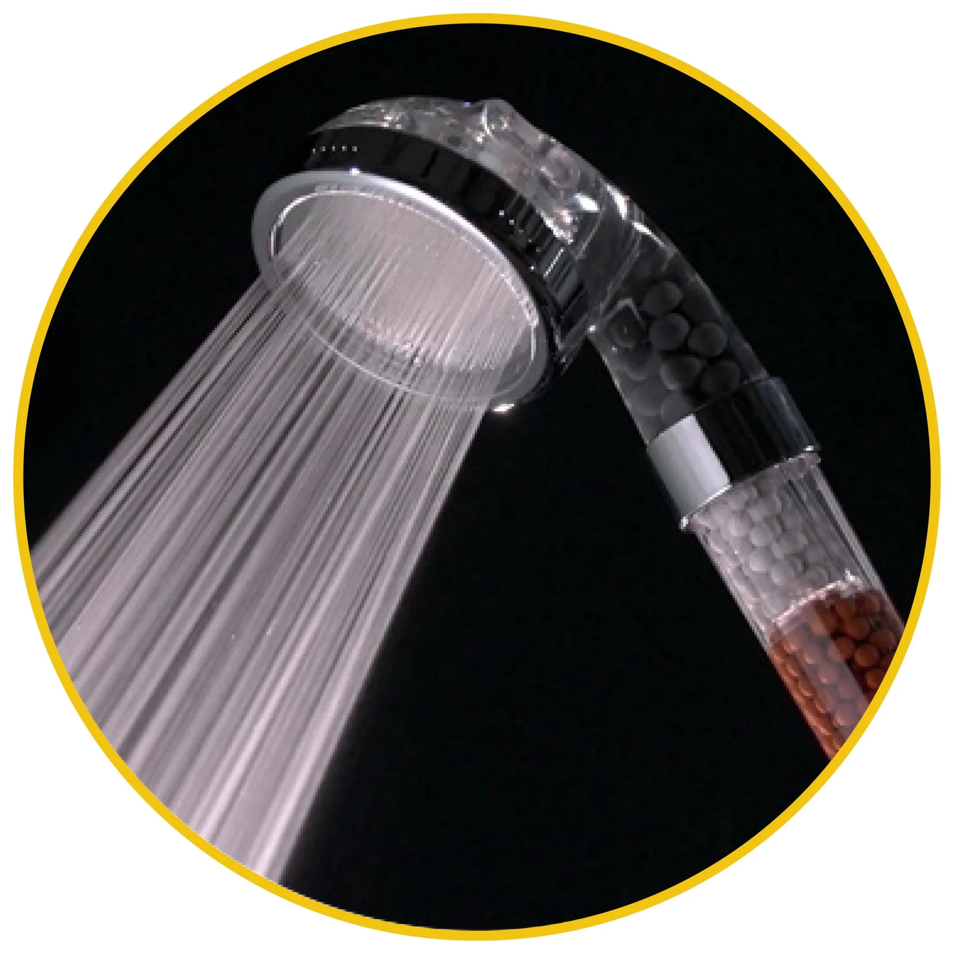 Shower Hero Duschkopf mit Mineralsteinen - 1