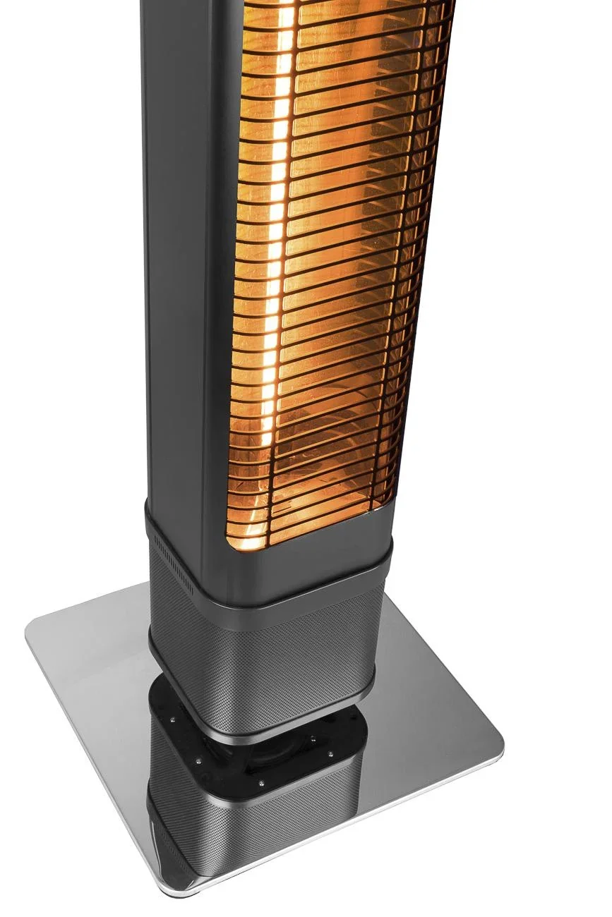 Terrassenheizer Heat and Beat Tower, stehend mit integriertem Lautsprecher - 3