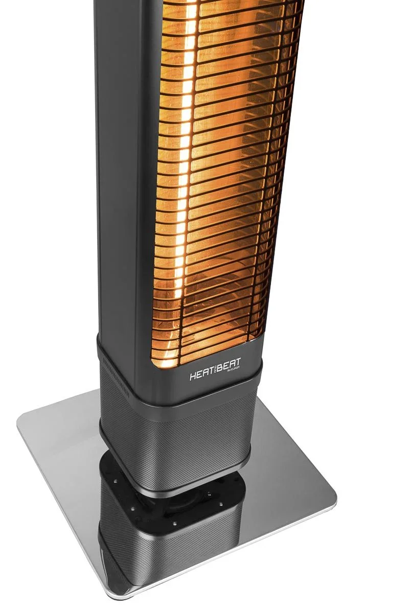 Terrassenheizer Heat and Beat Tower, stehend mit integriertem Lautsprecher - 5
