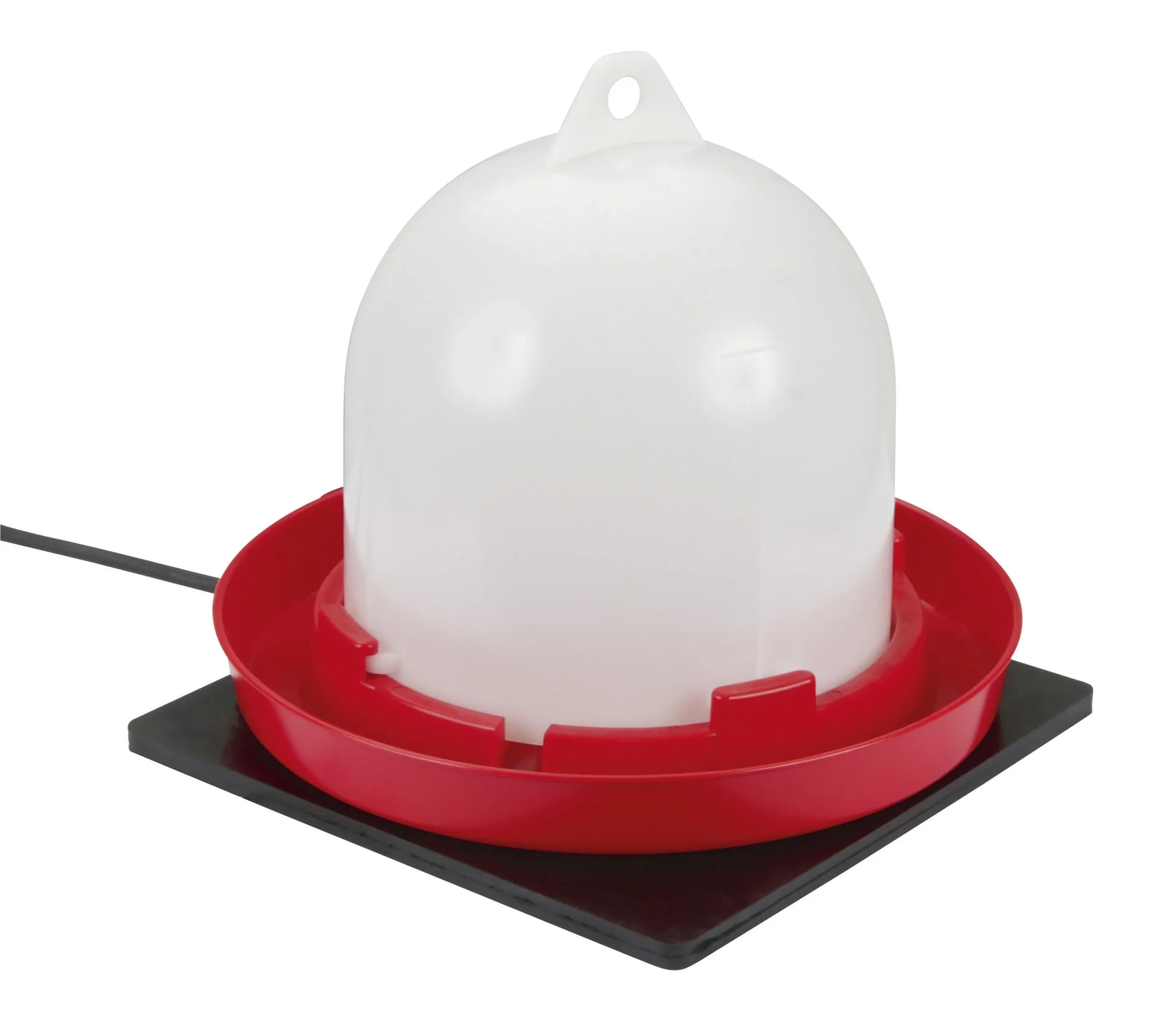 Heizplatte aus Gummi 24 x 24 cm , 18 W, für Geflügeltränken und Kaninchenställe - 0