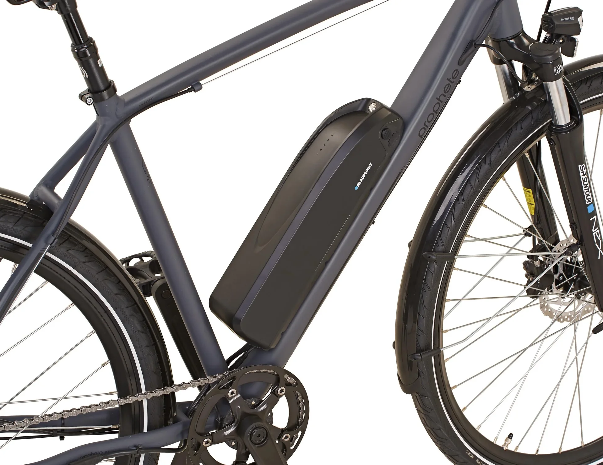 Herren Trekking E-Bike 28 Zoll, Rahmenhöhe 52 cm, 8-Gang Kettenschaltung, grau, ENTDECKER 20.EST.10 - 1
