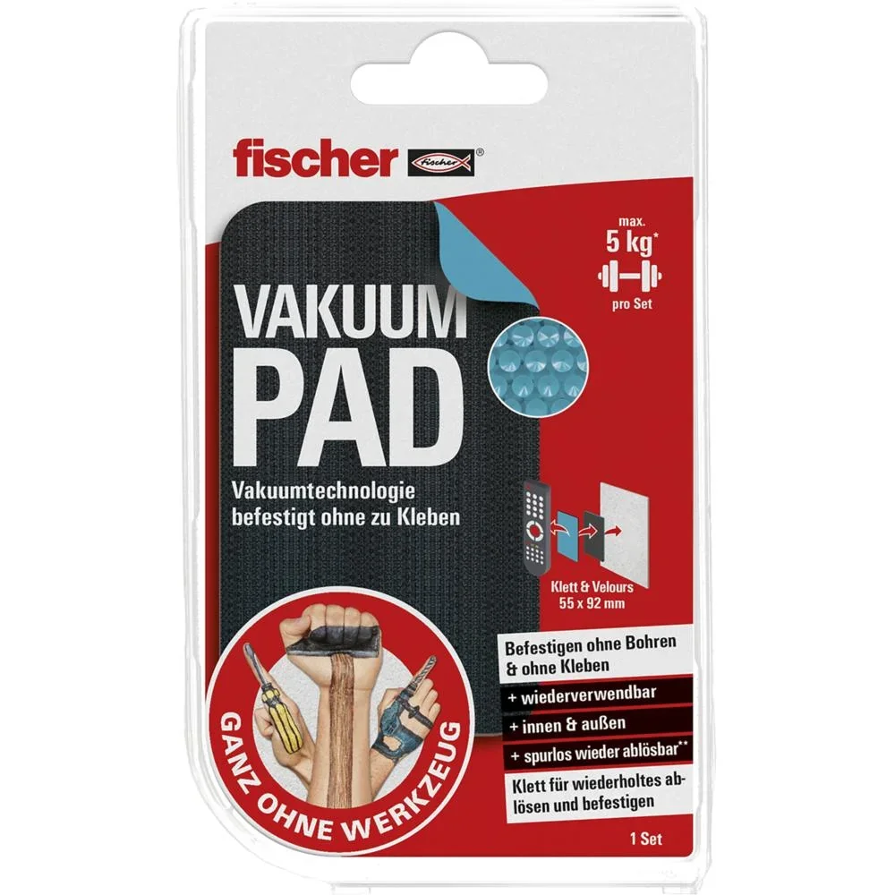 Vakuum Pad, Klett und Velour - 5