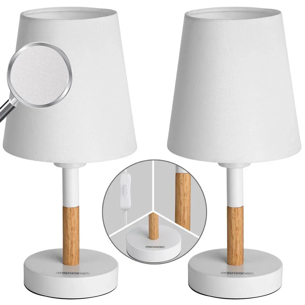 Tischlampen-Set 2-teilig Daisy weiß - 1