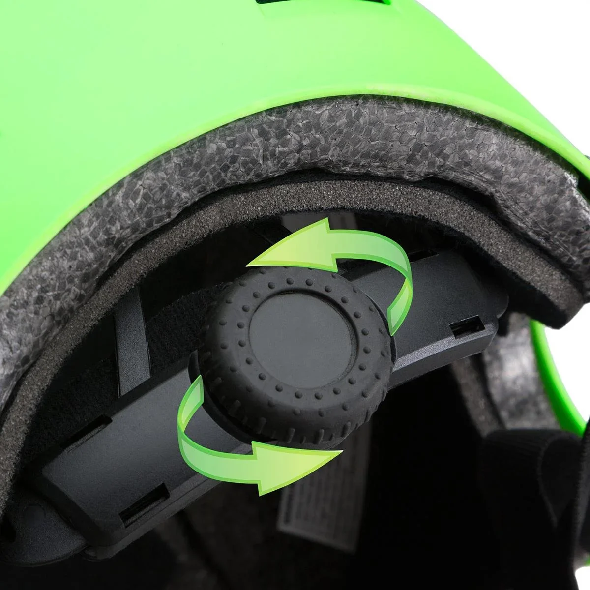 Kinder Skaterhelm Atlantic Rift M 55 bis 58 cm neongrün - 0