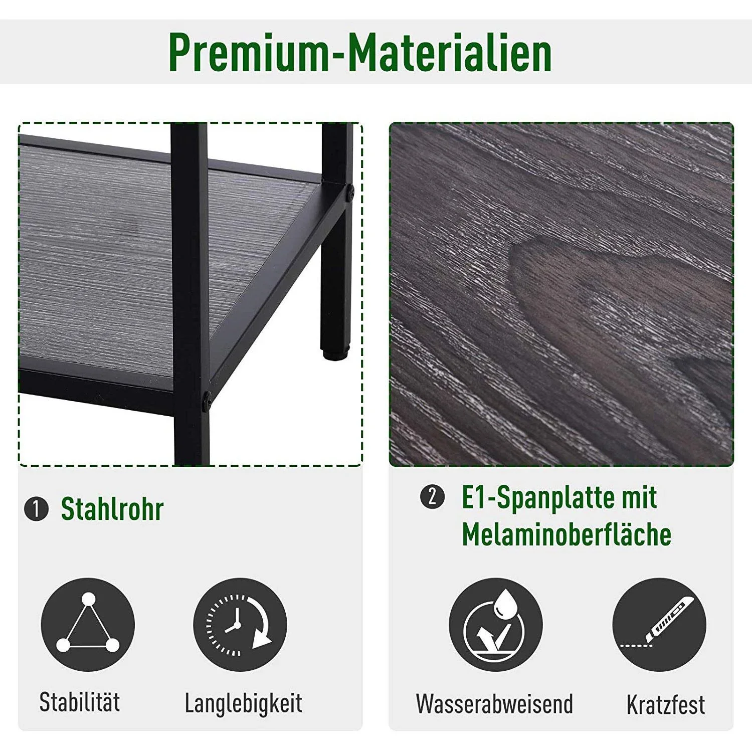 Konsolentisch mit 2 Schubladen - 5