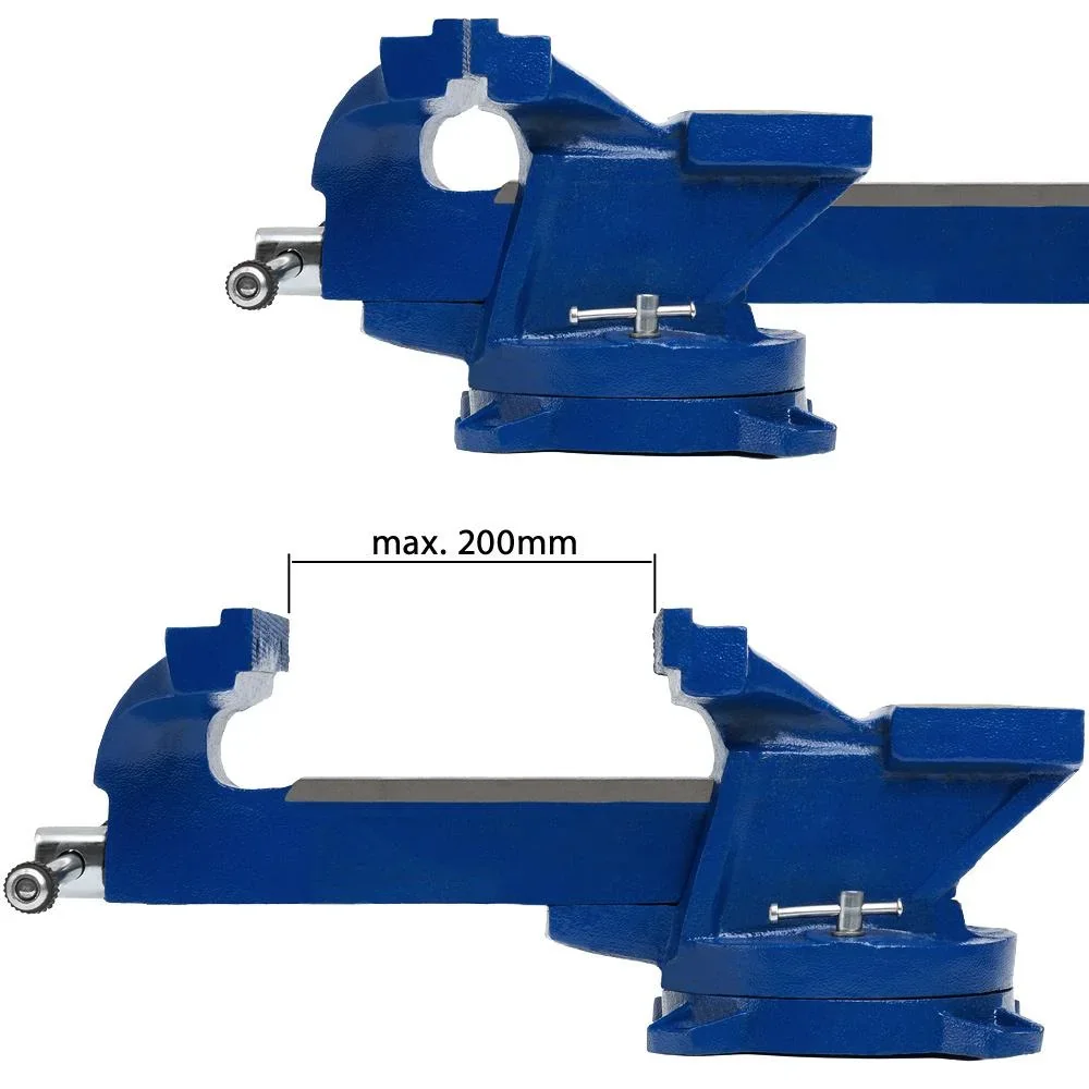 Drehbarer Parallelschraubstock 150mm - 2