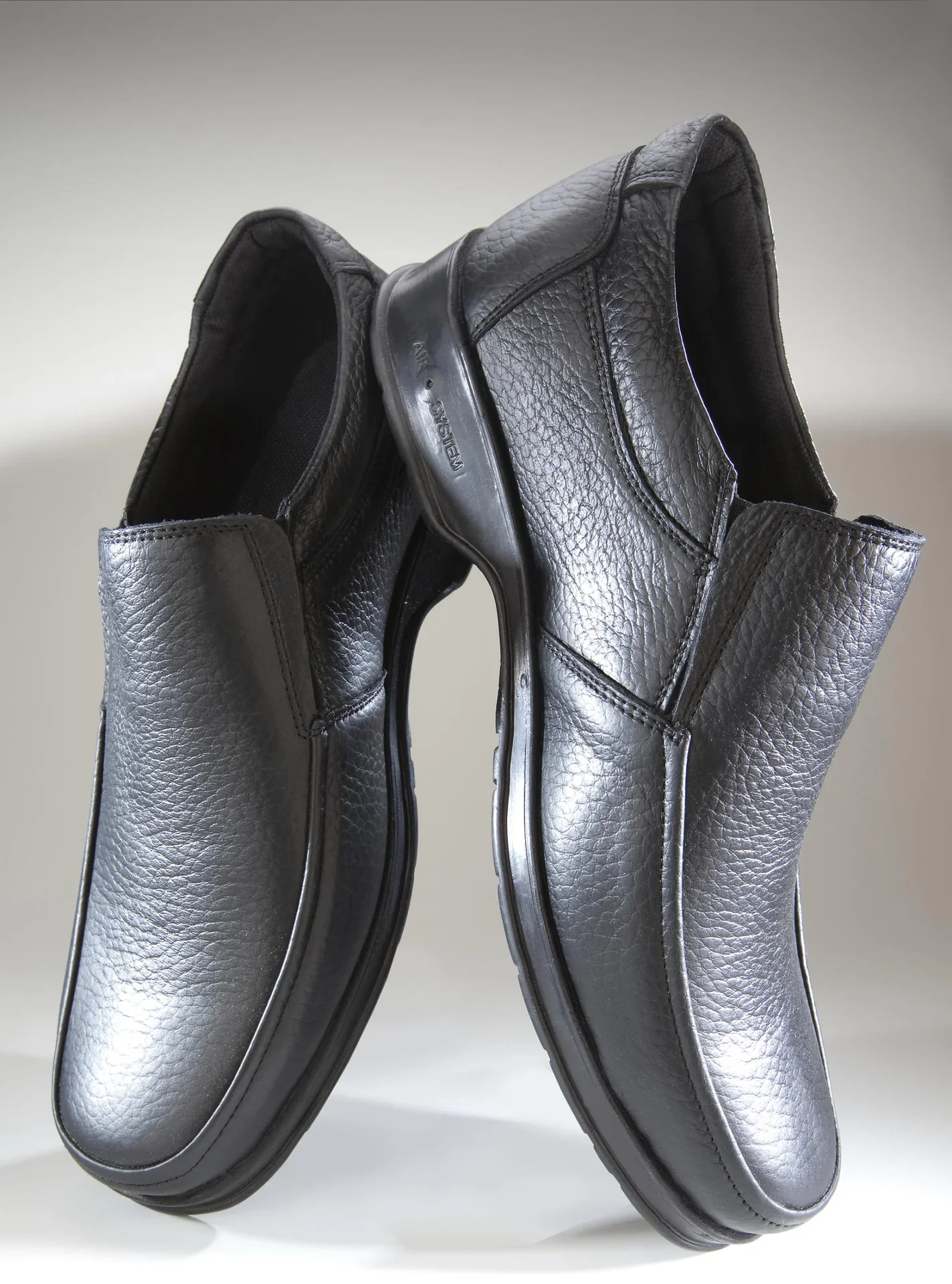 Lederslipper Air Comfort, Farbe schwarz, Gr. 40 - 4