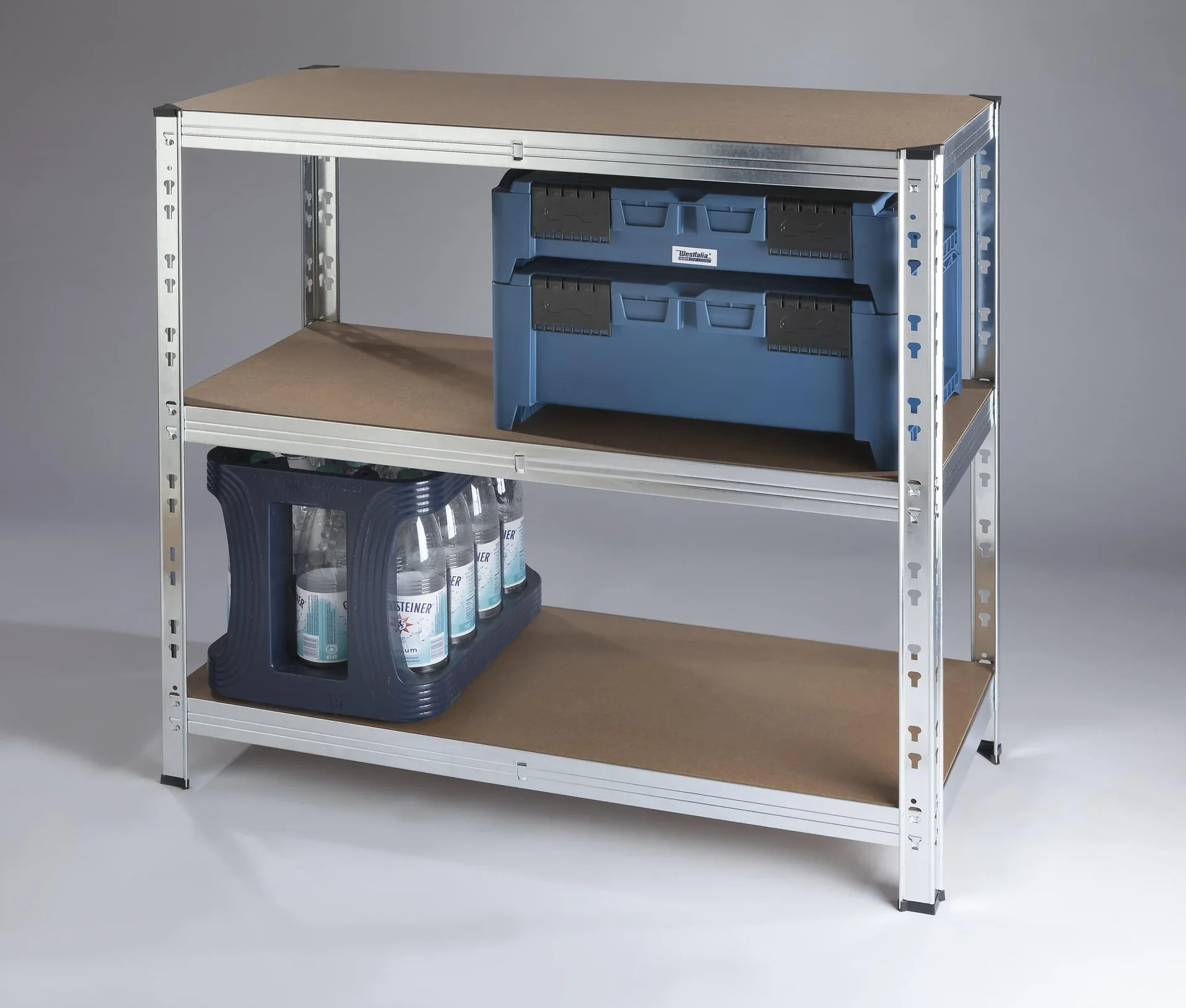 Lagerregal 525 kg Tragkraft, 90 x 90 x 40 cm - 3
